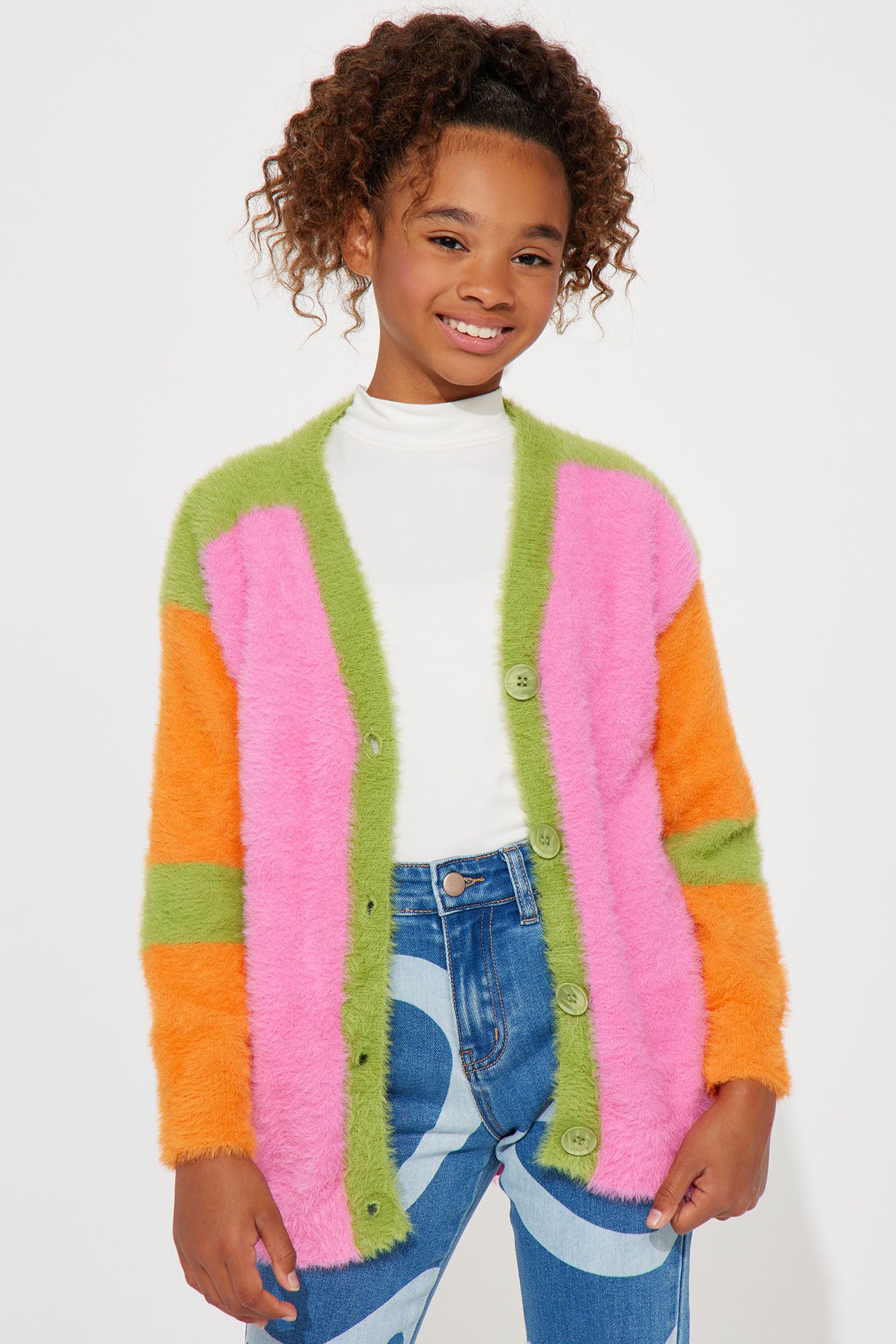 Mini Crazy Talk Colorblock Sweater