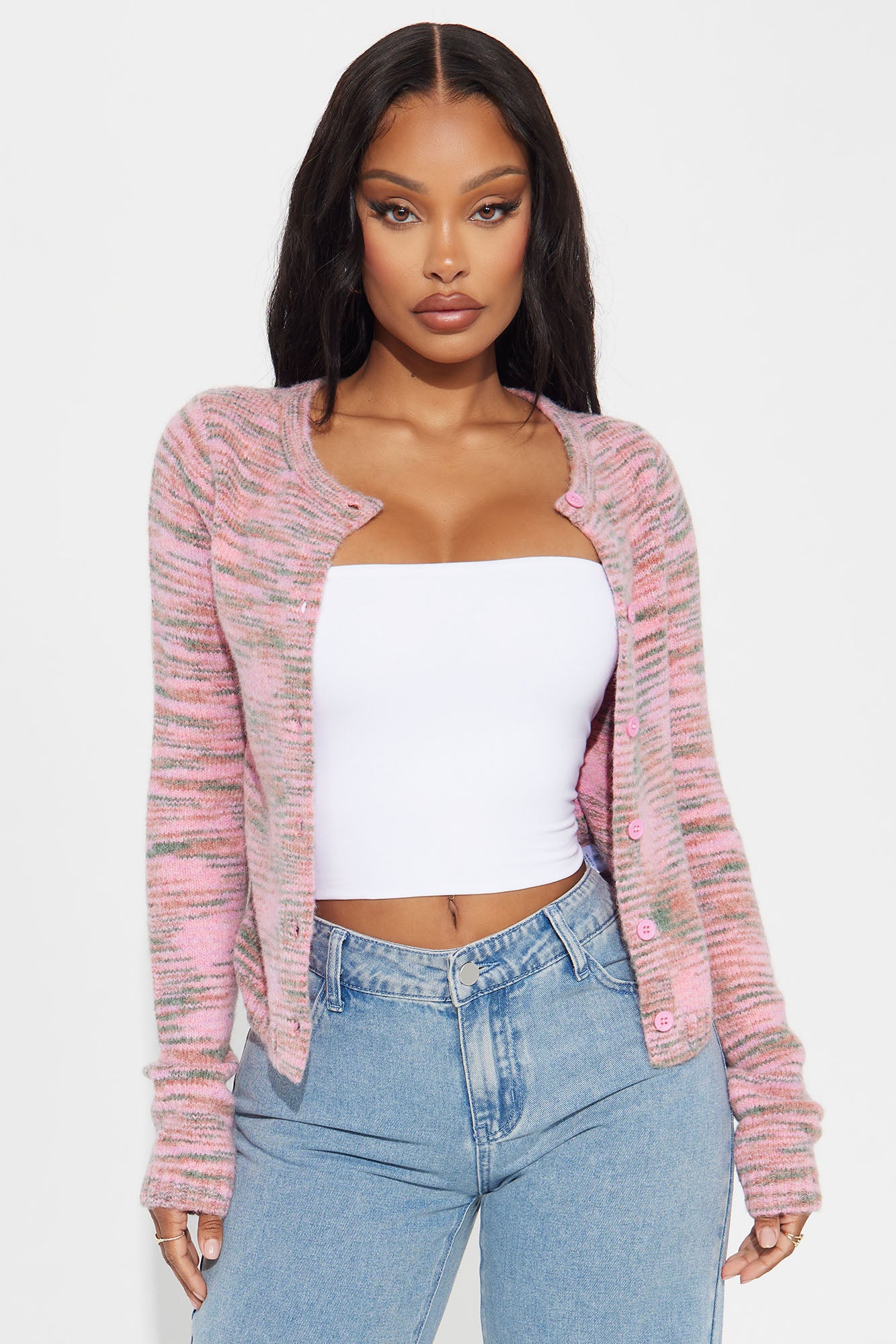 Saturn Space Dye Cardigan