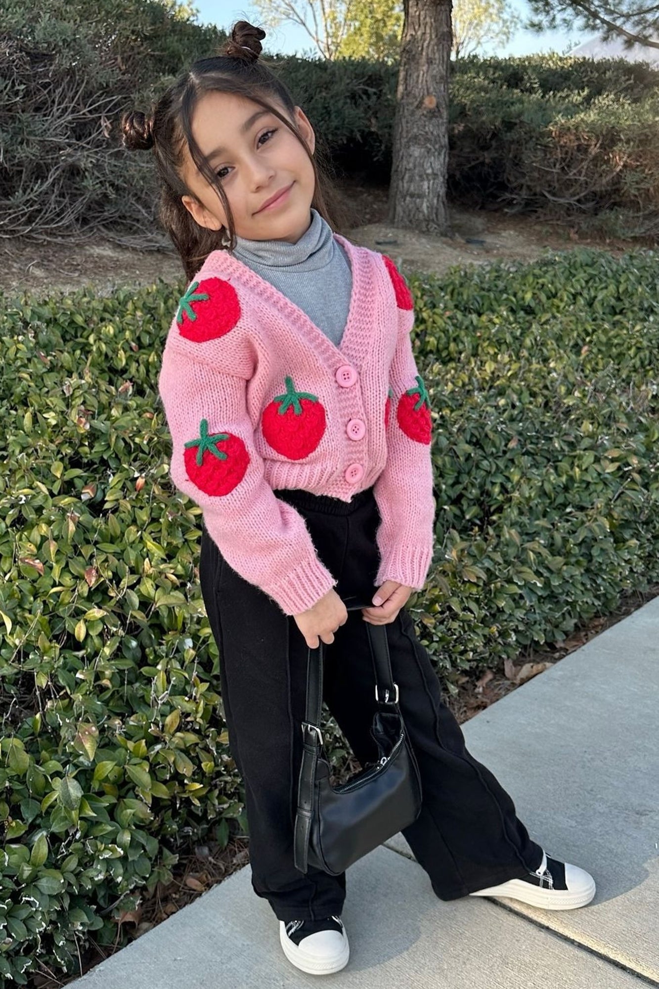 Mini Berry Sweet Strawberry Cardigan
