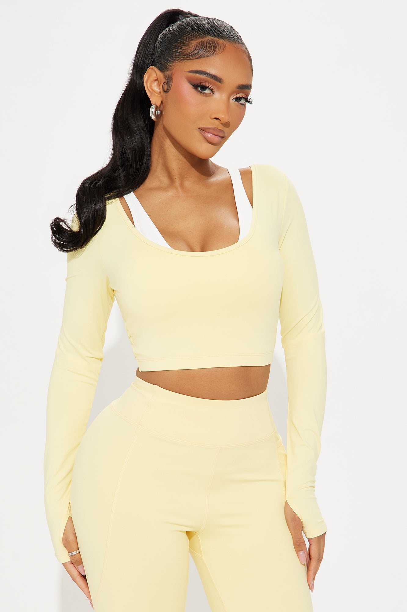 Match Point Twofer Long Sleeve Active Top