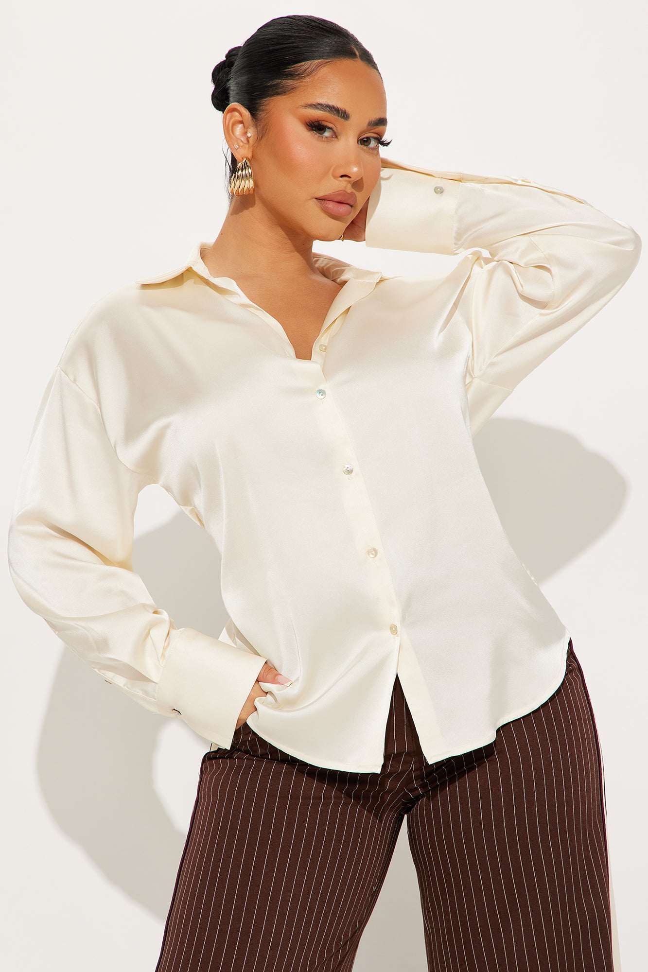 Bayside Chillin' Satin Shirt