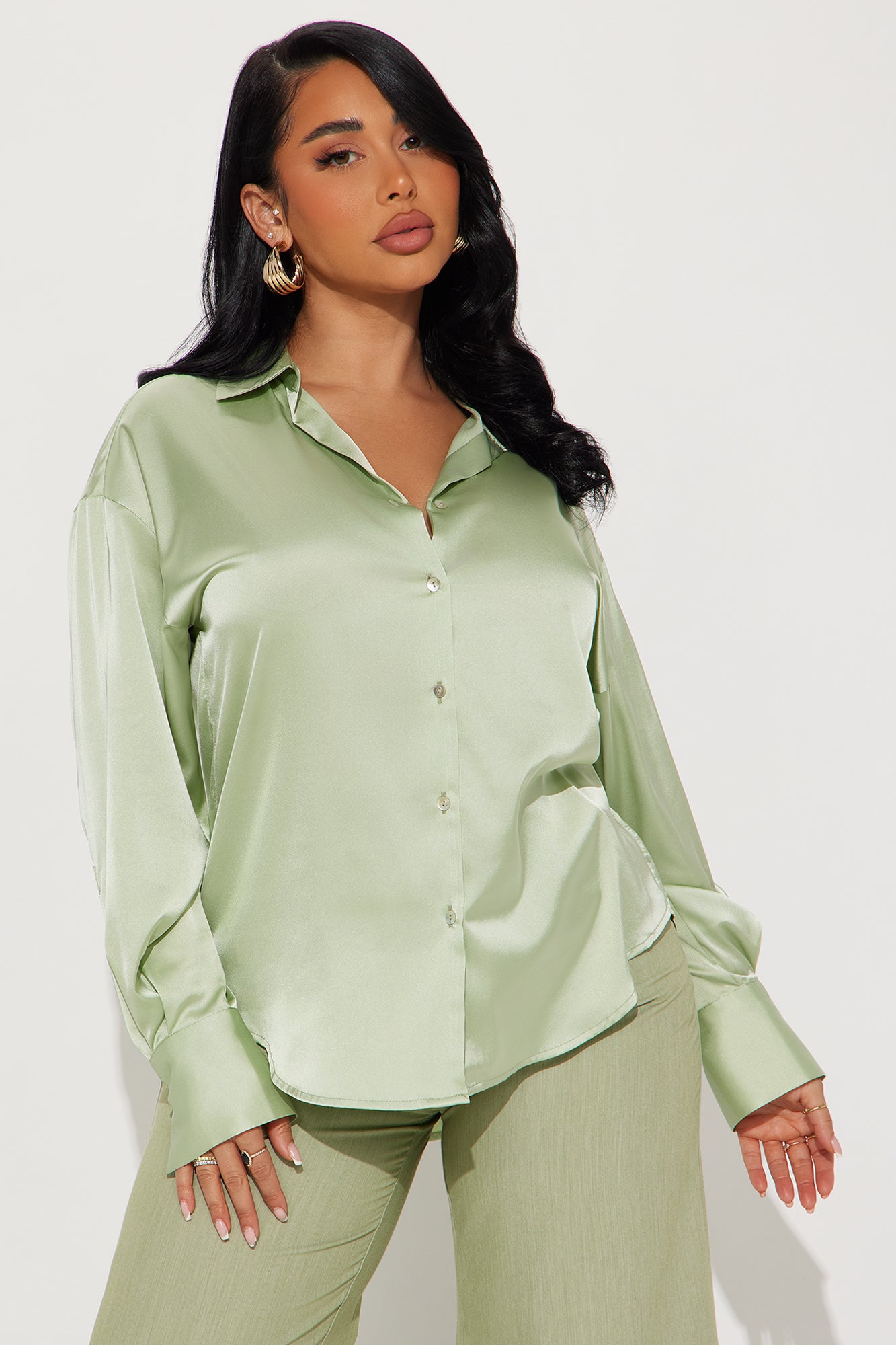 Bayside Chillin' Satin Shirt