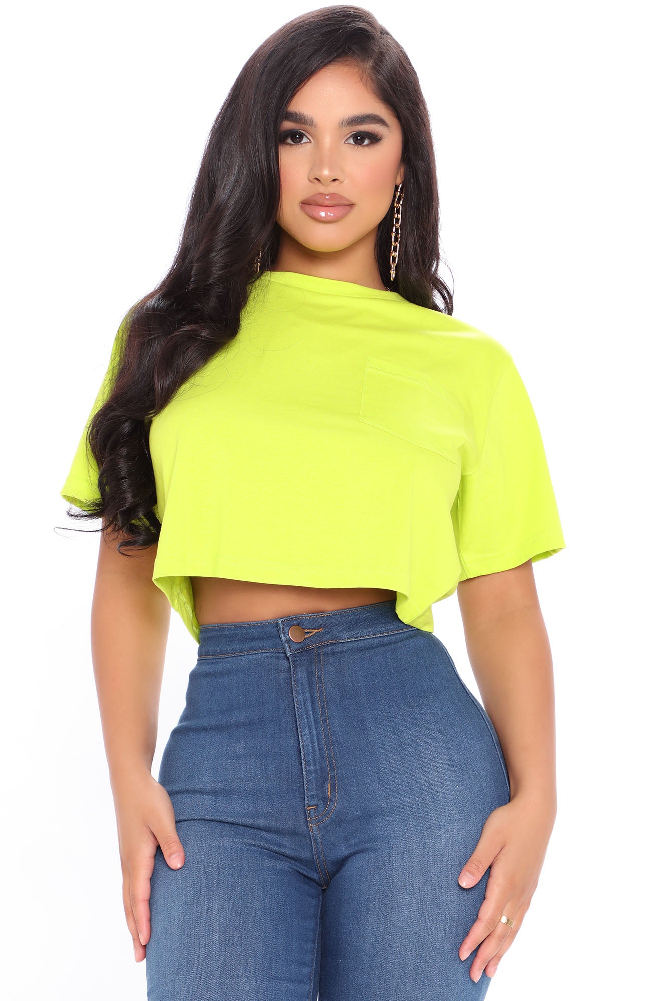 Elisa Relaxed Crop Tee