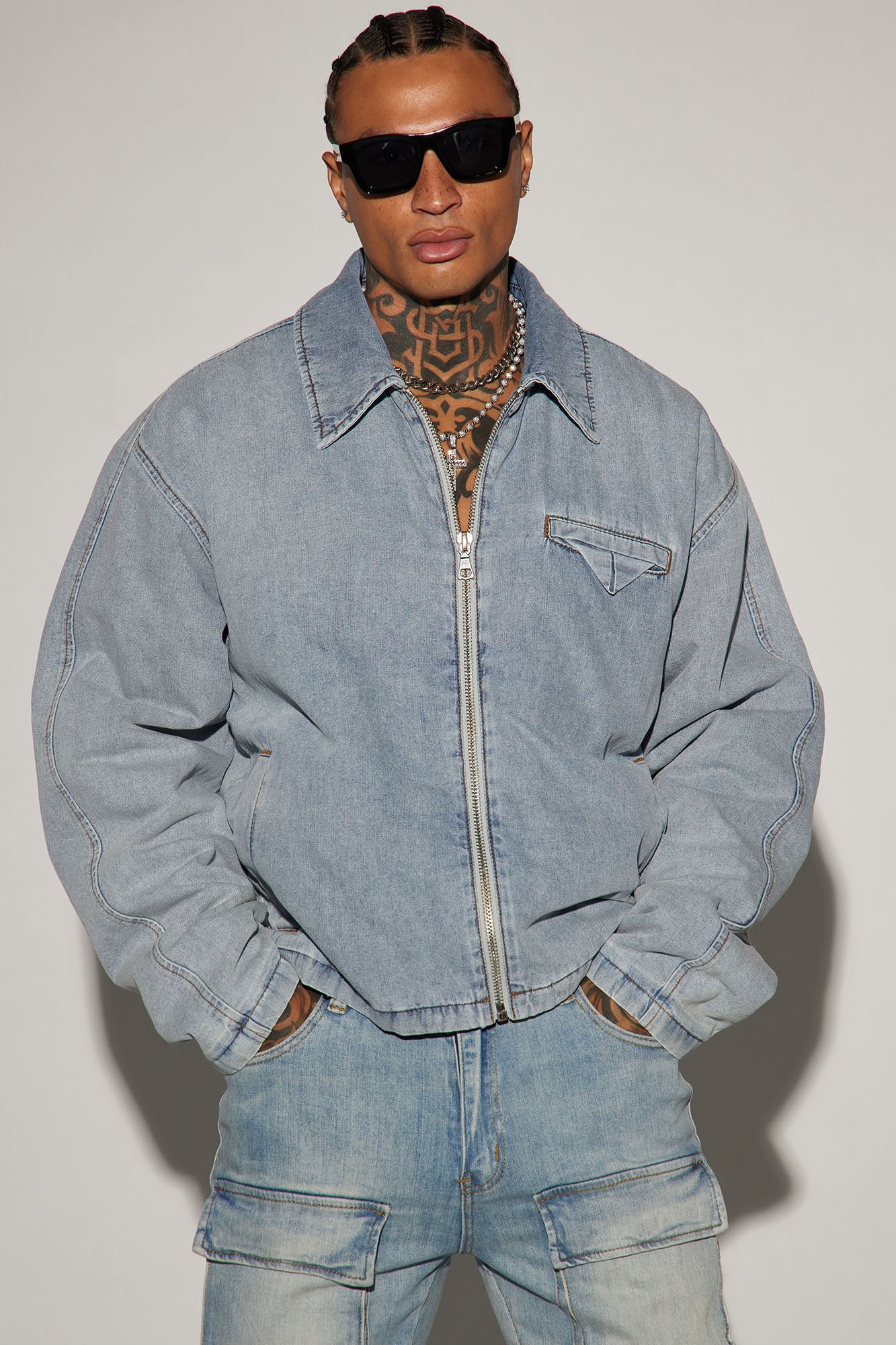 Don't Concern You Padded Cropped Jacket