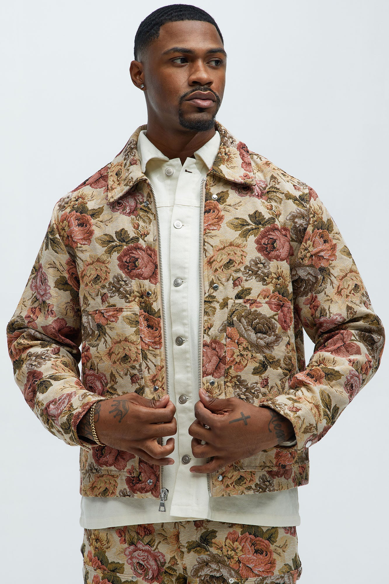 Bellevue Floral Tapestry Work Jacket