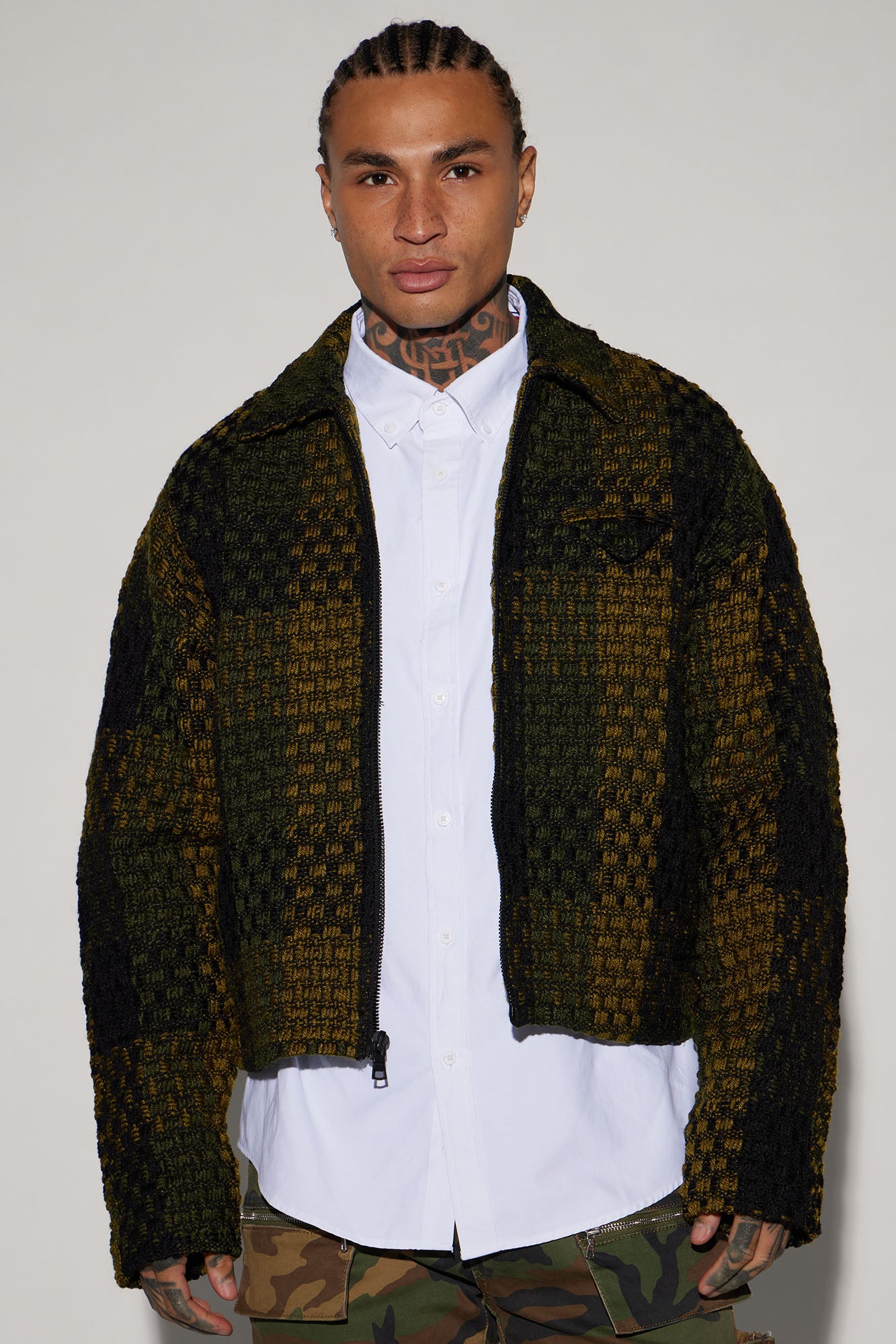 Beverly Tweed Cropped Chore Jacket