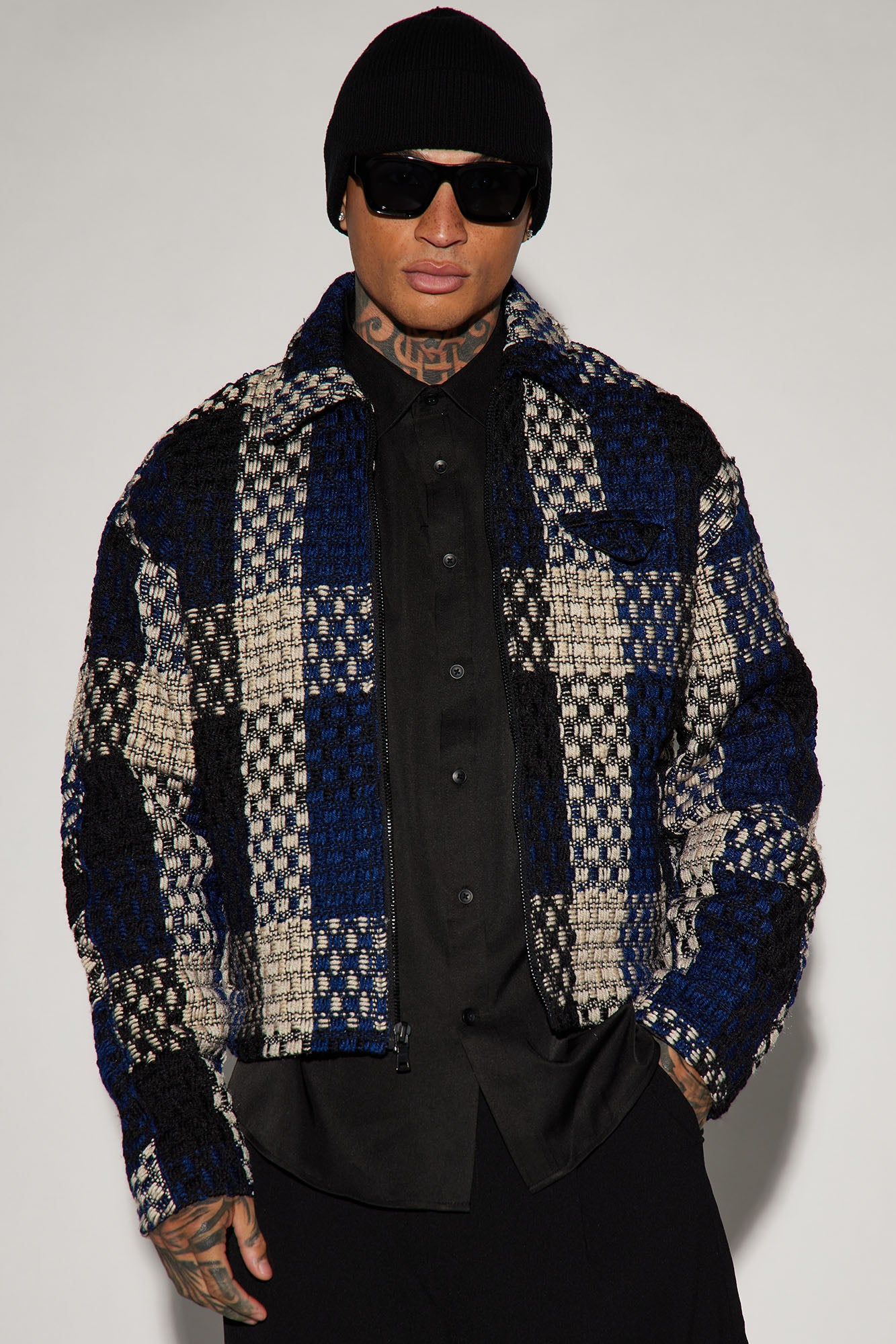 Beverly Tweed Cropped Chore Jacket