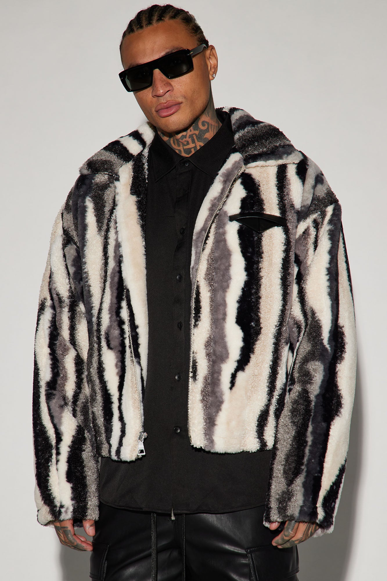 Fuzzy Feeling Cropped Jacket