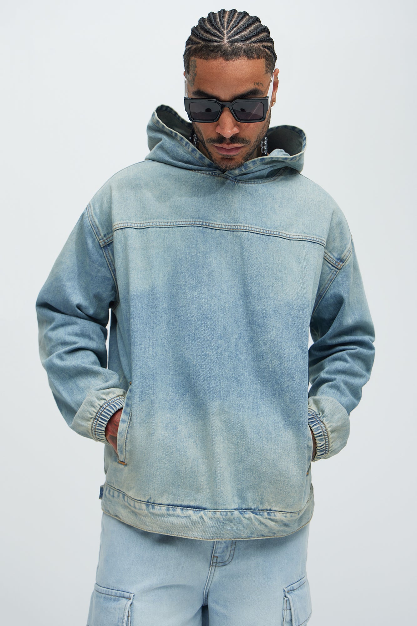 Manatee Denim Pullover Jacket