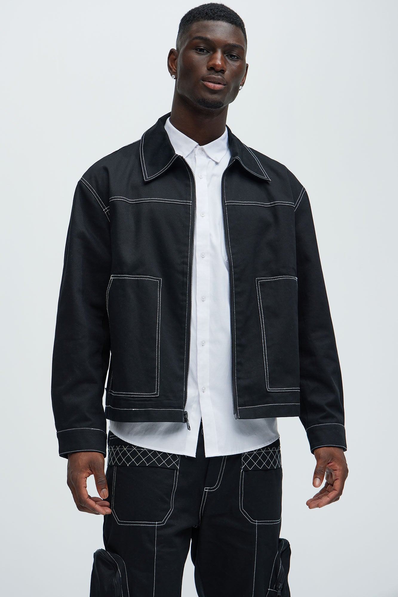 Galactic Zip Up Work Jacket