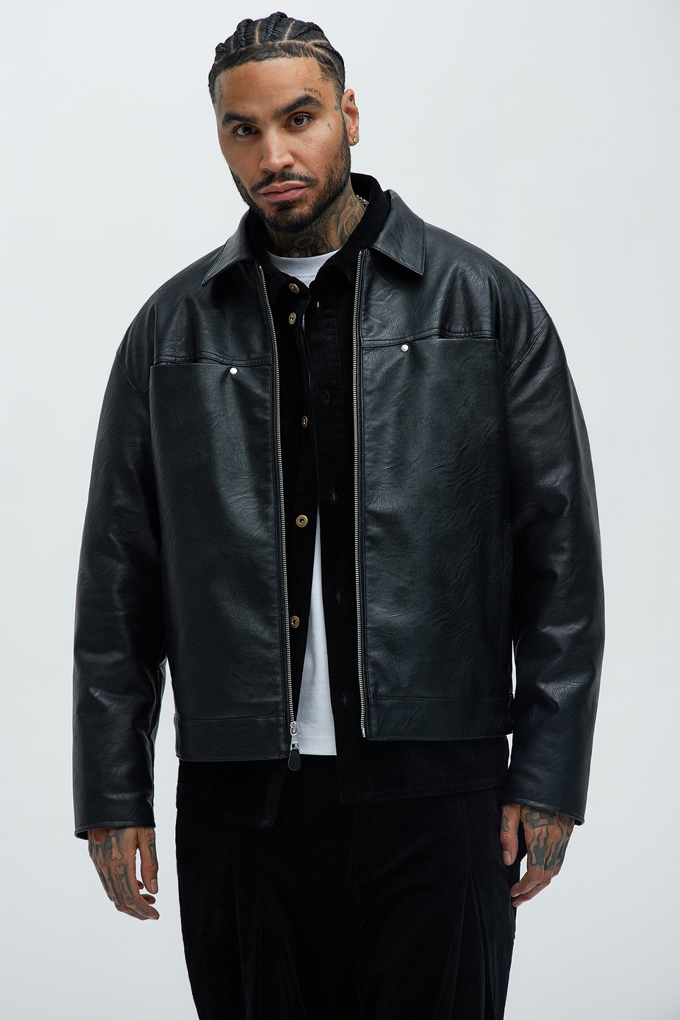 Frawley Faux Leather Jacket