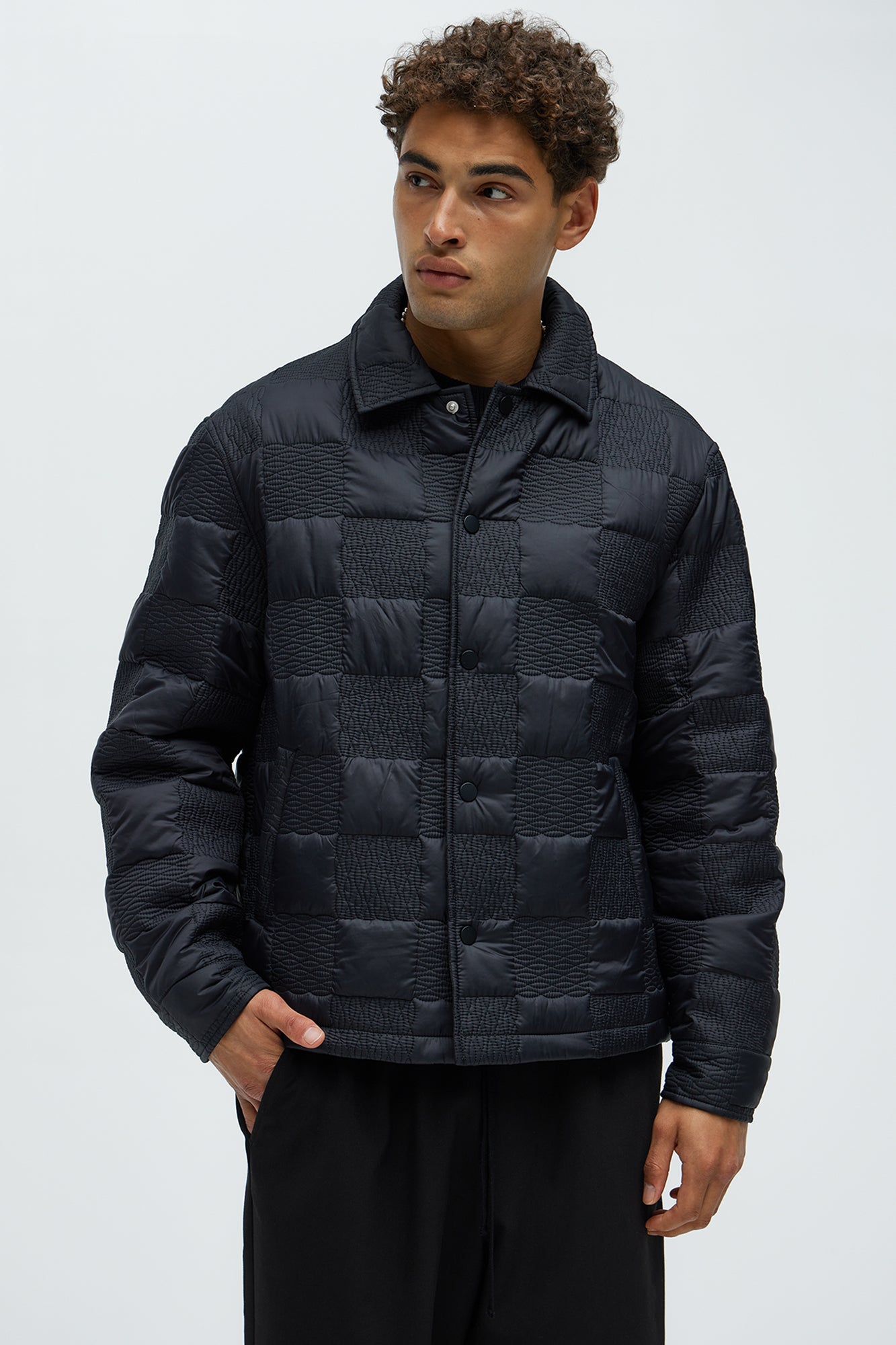 Laurel Checker Quilt Jacket