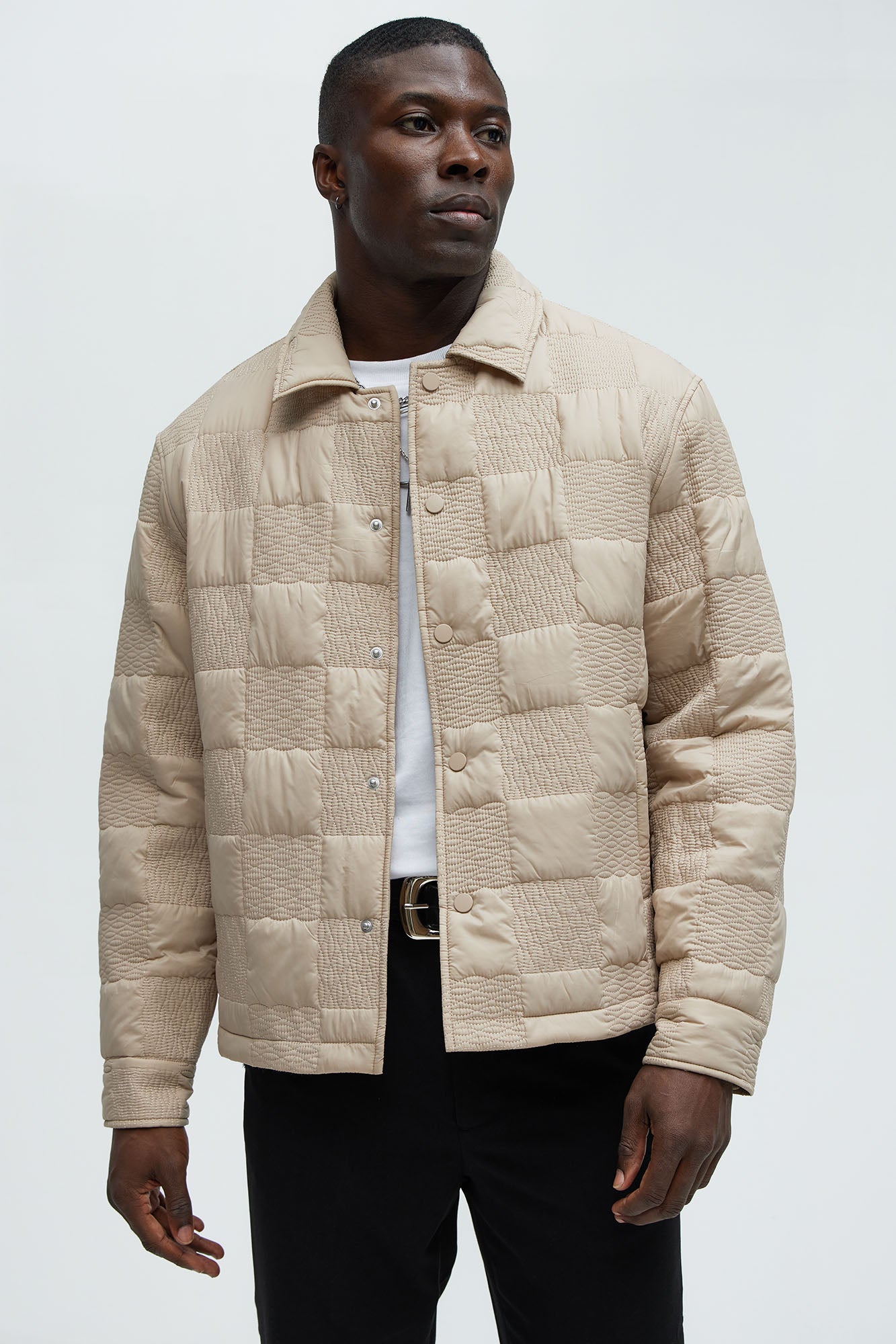Laurel Checker Quilt Jacket