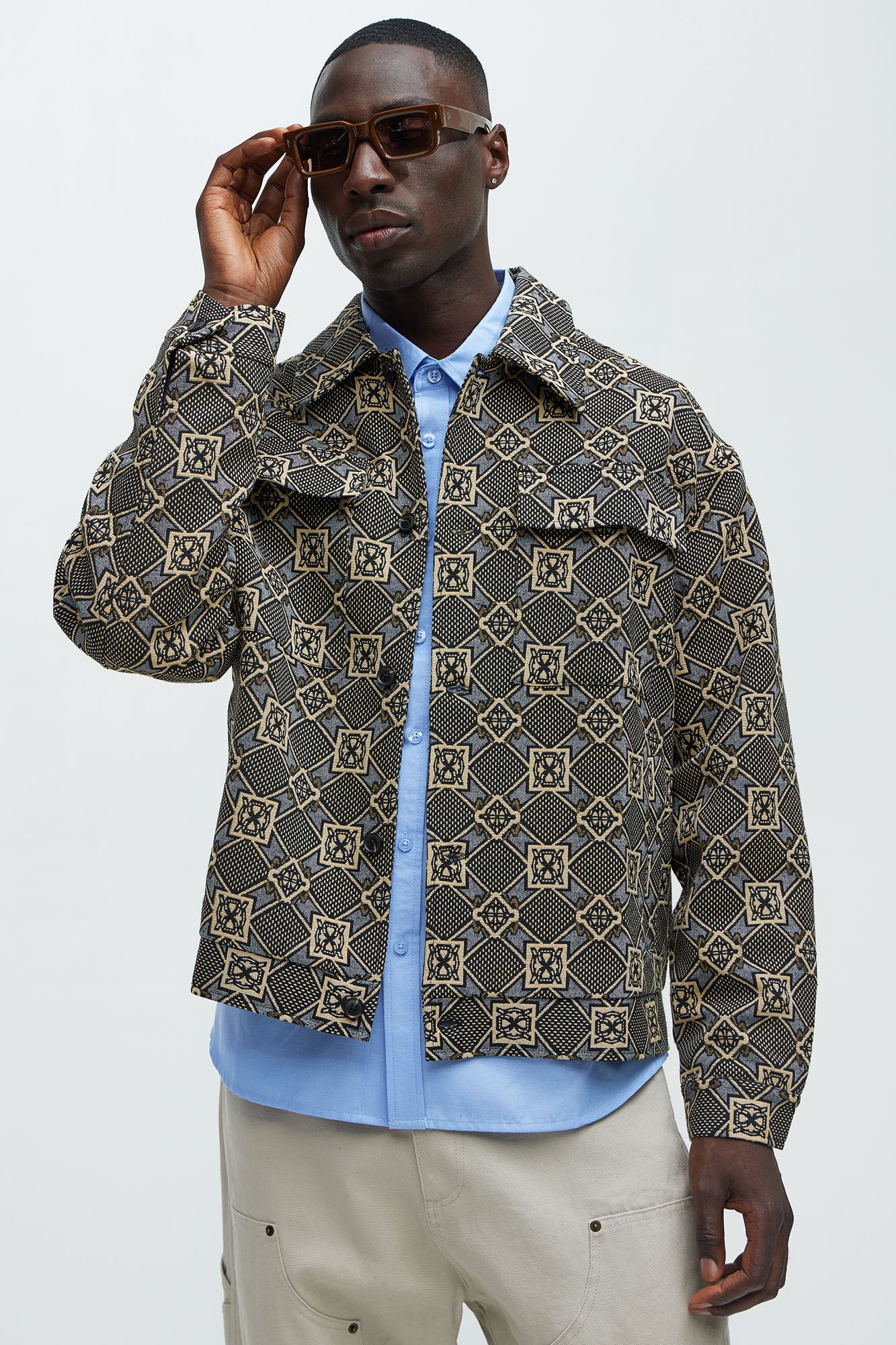 Slippin Away Tapestry Zip Jacket