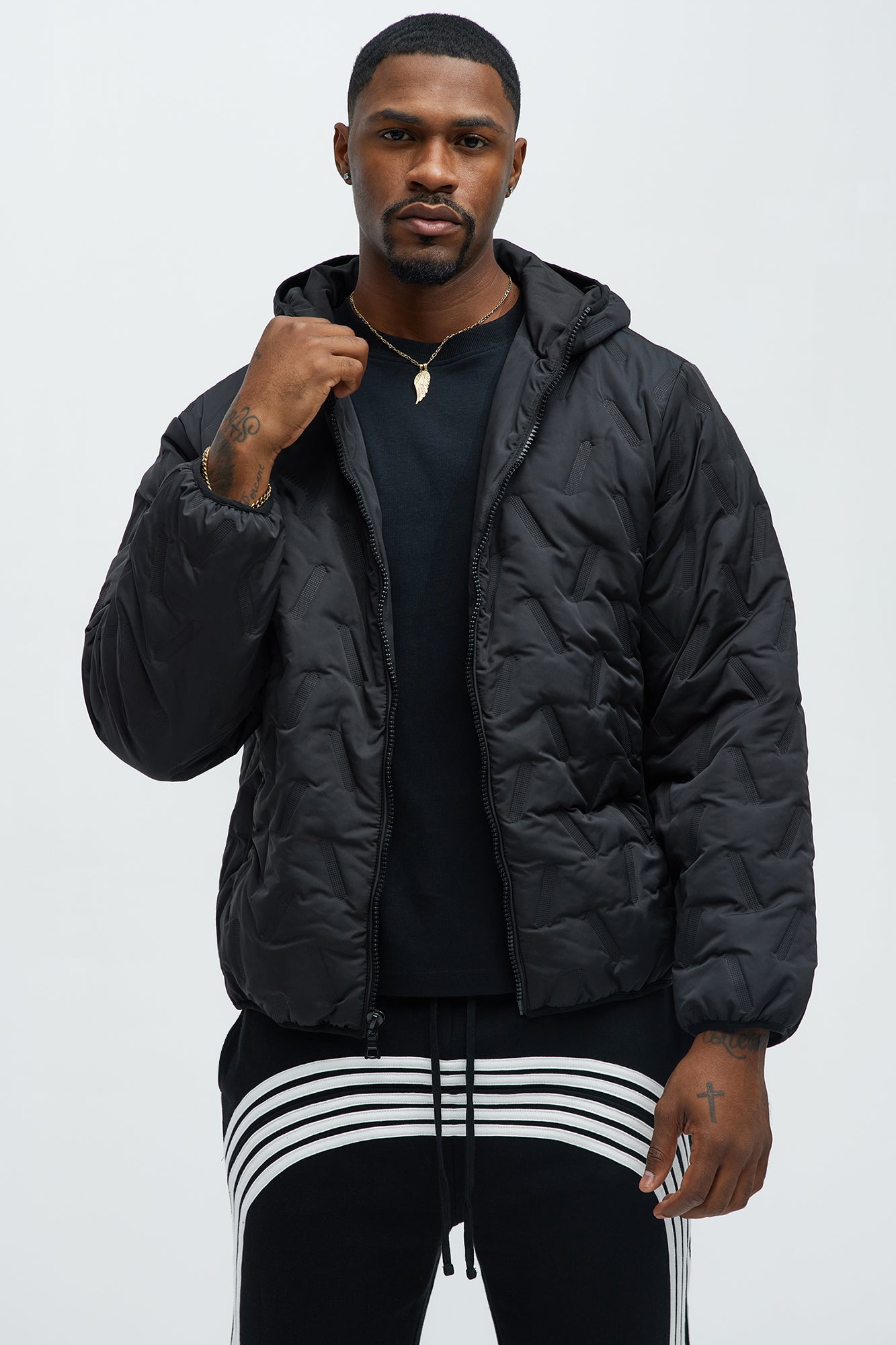 Everett Hooded Lightweight Puffer