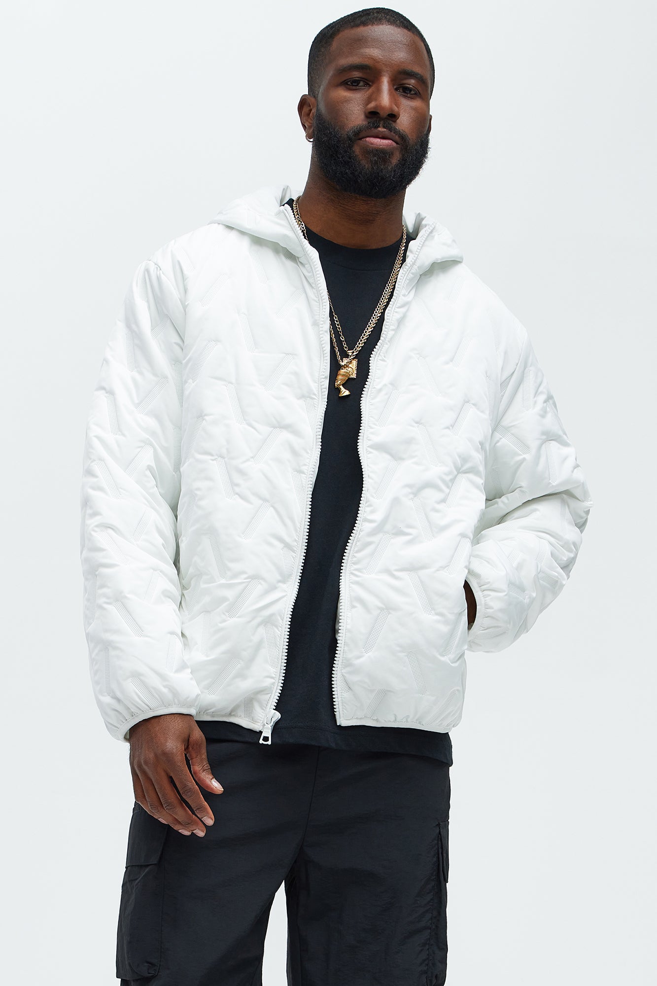 Everett Hooded Lightweight Puffer