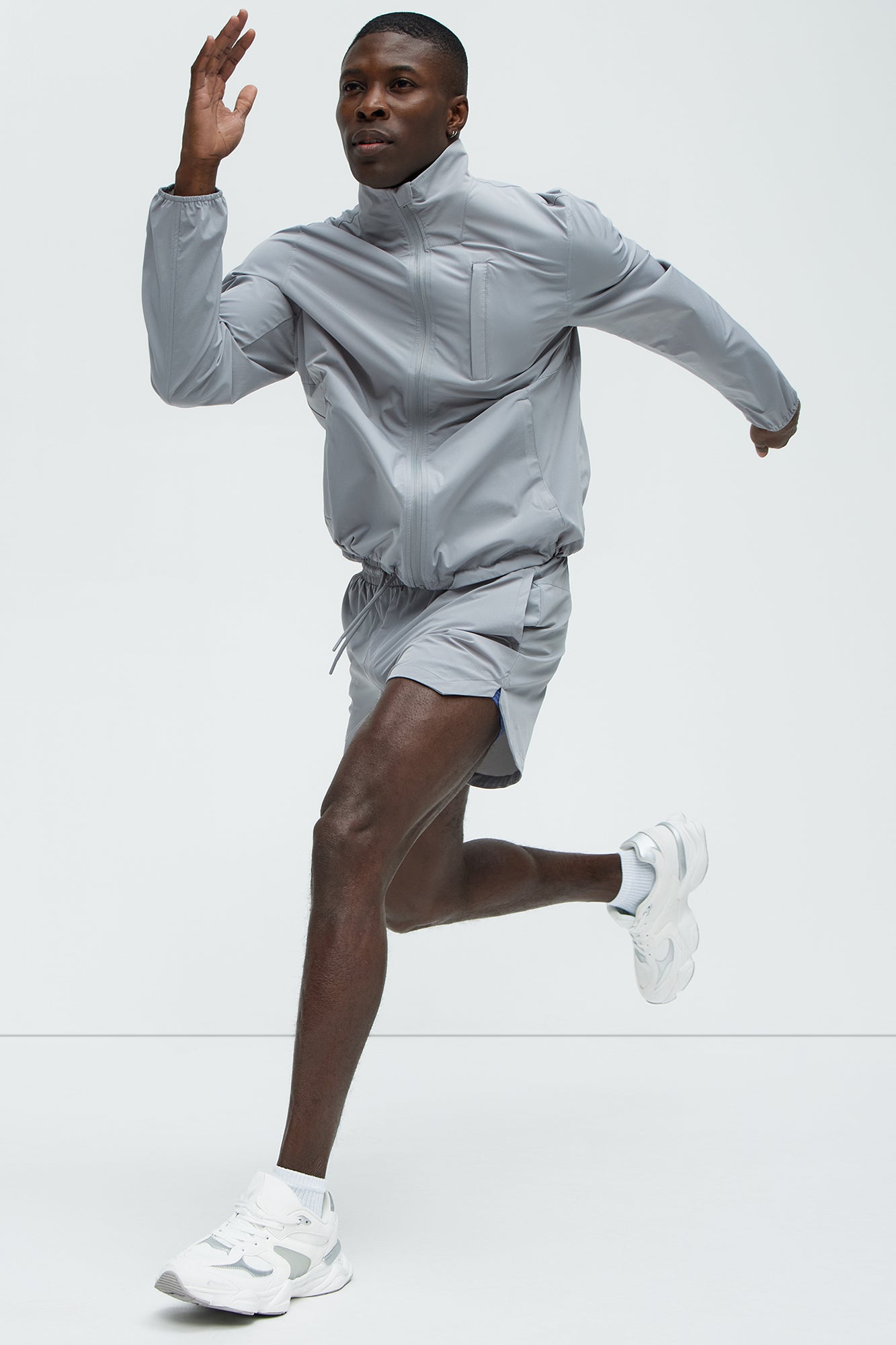 Lightweight Stretch Running Windbreaker Jacket