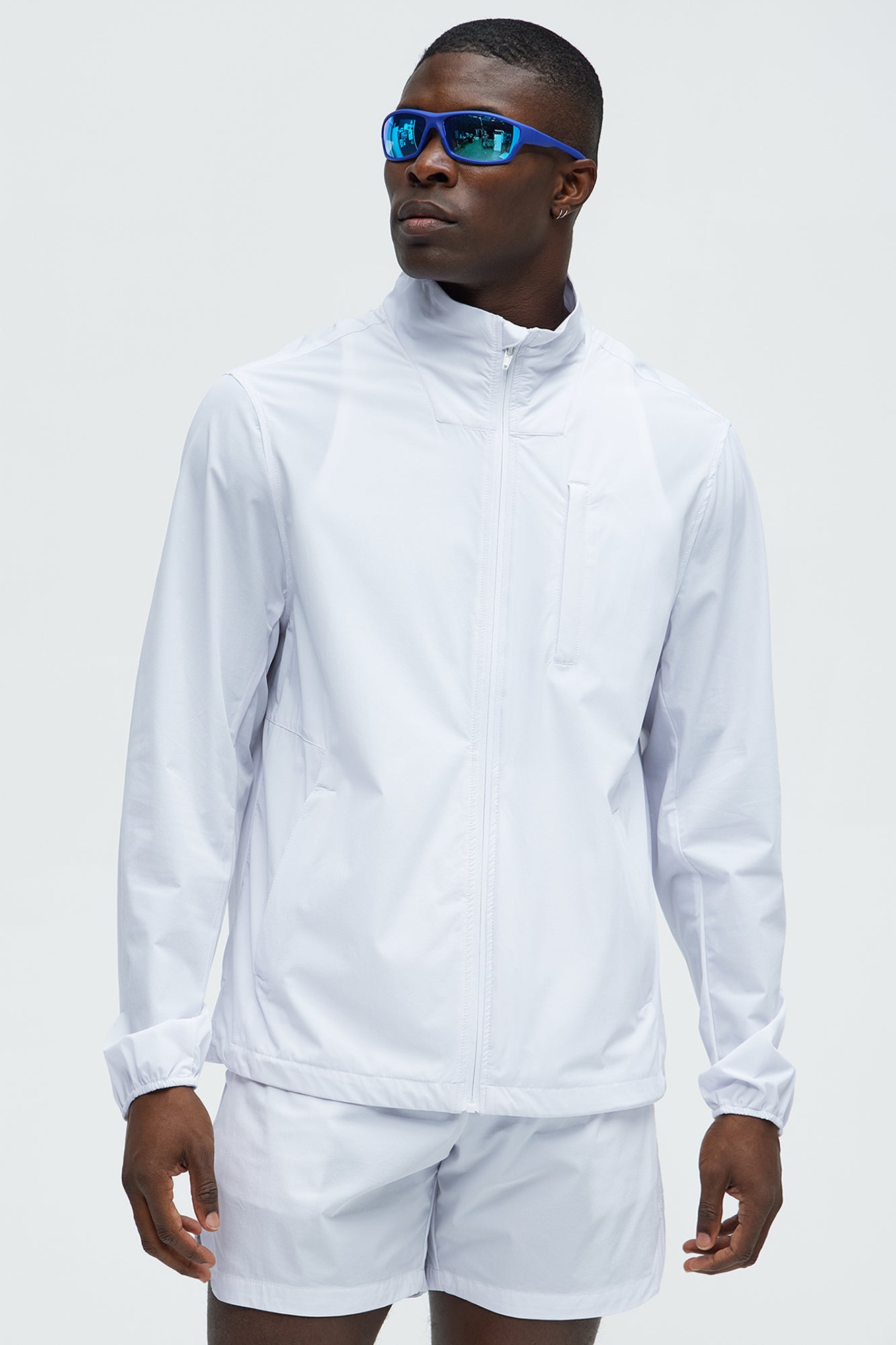 Lightweight Stretch Running Windbreaker Jacket