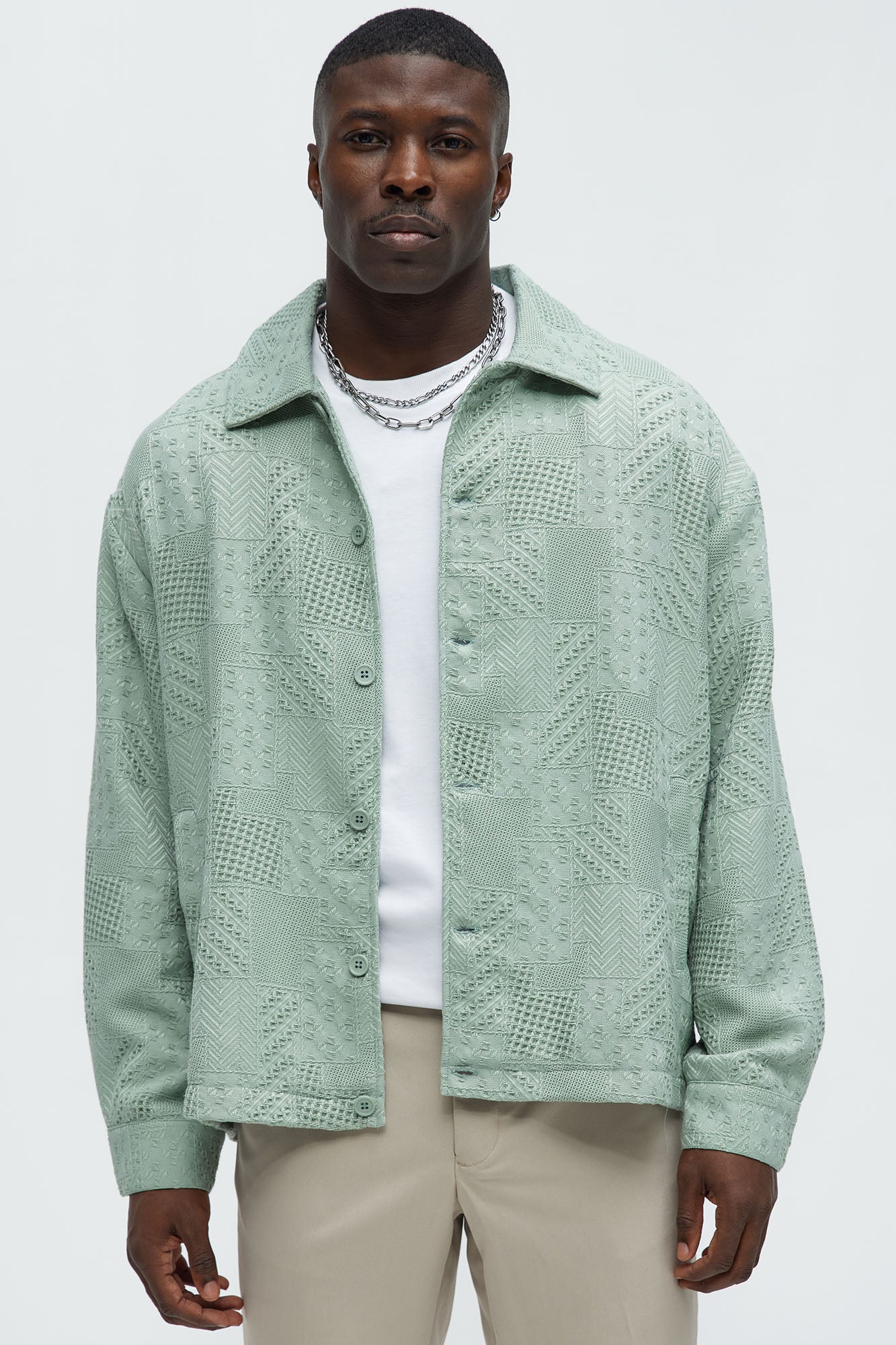 Meknes Jacquard Pattern Jacket