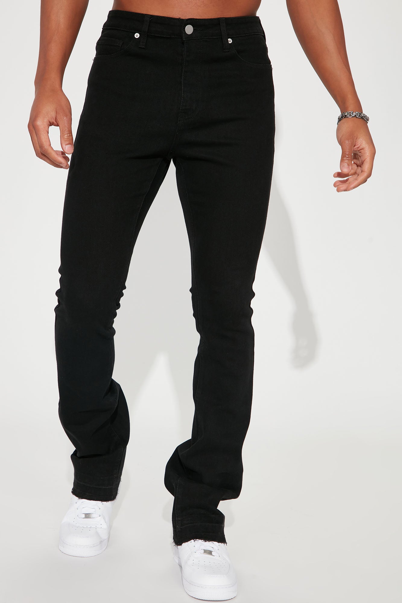 Cornell Stacked Skinny Flare Jeans