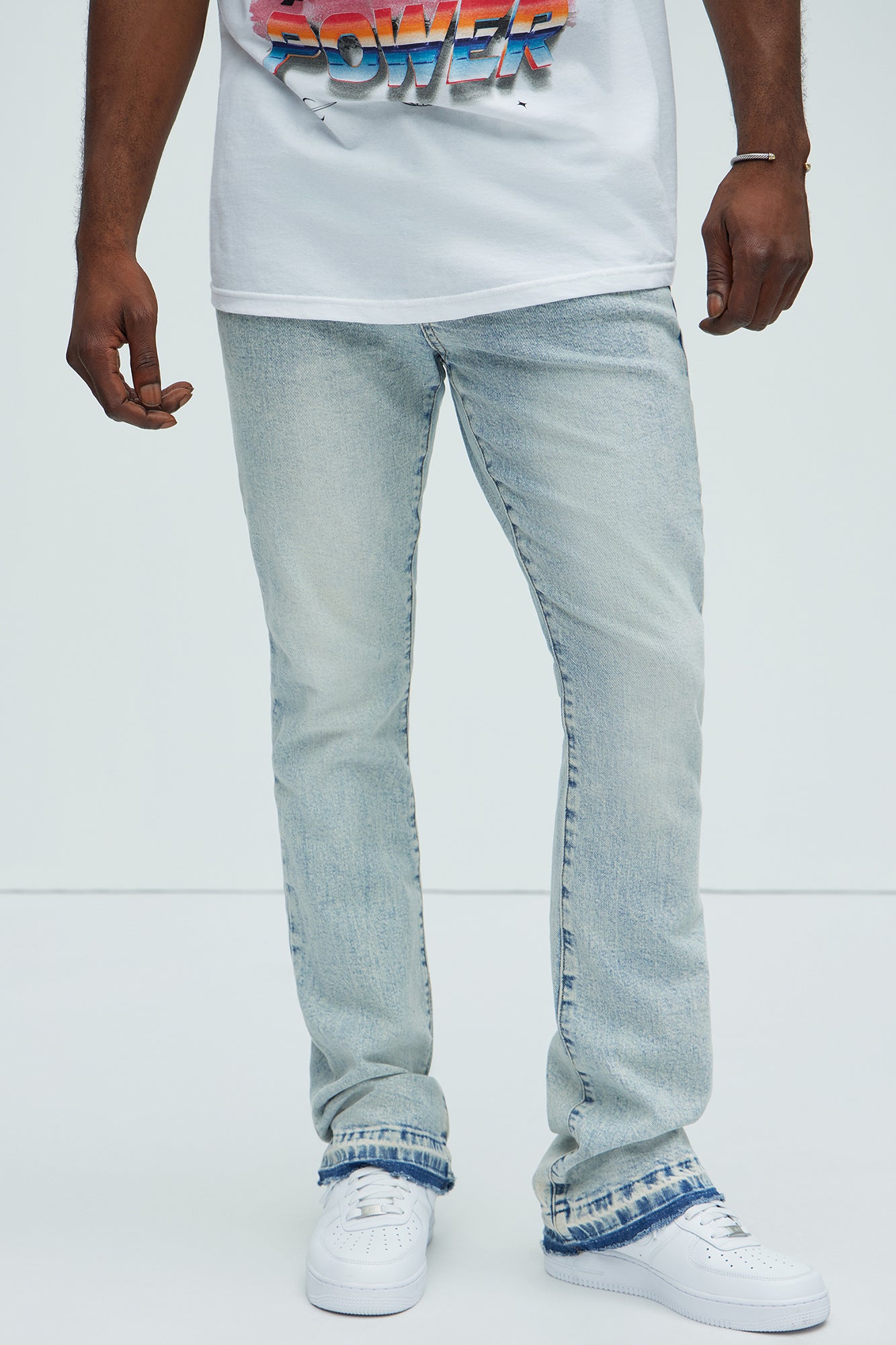 Cornell Stacked Skinny Flare Jeans