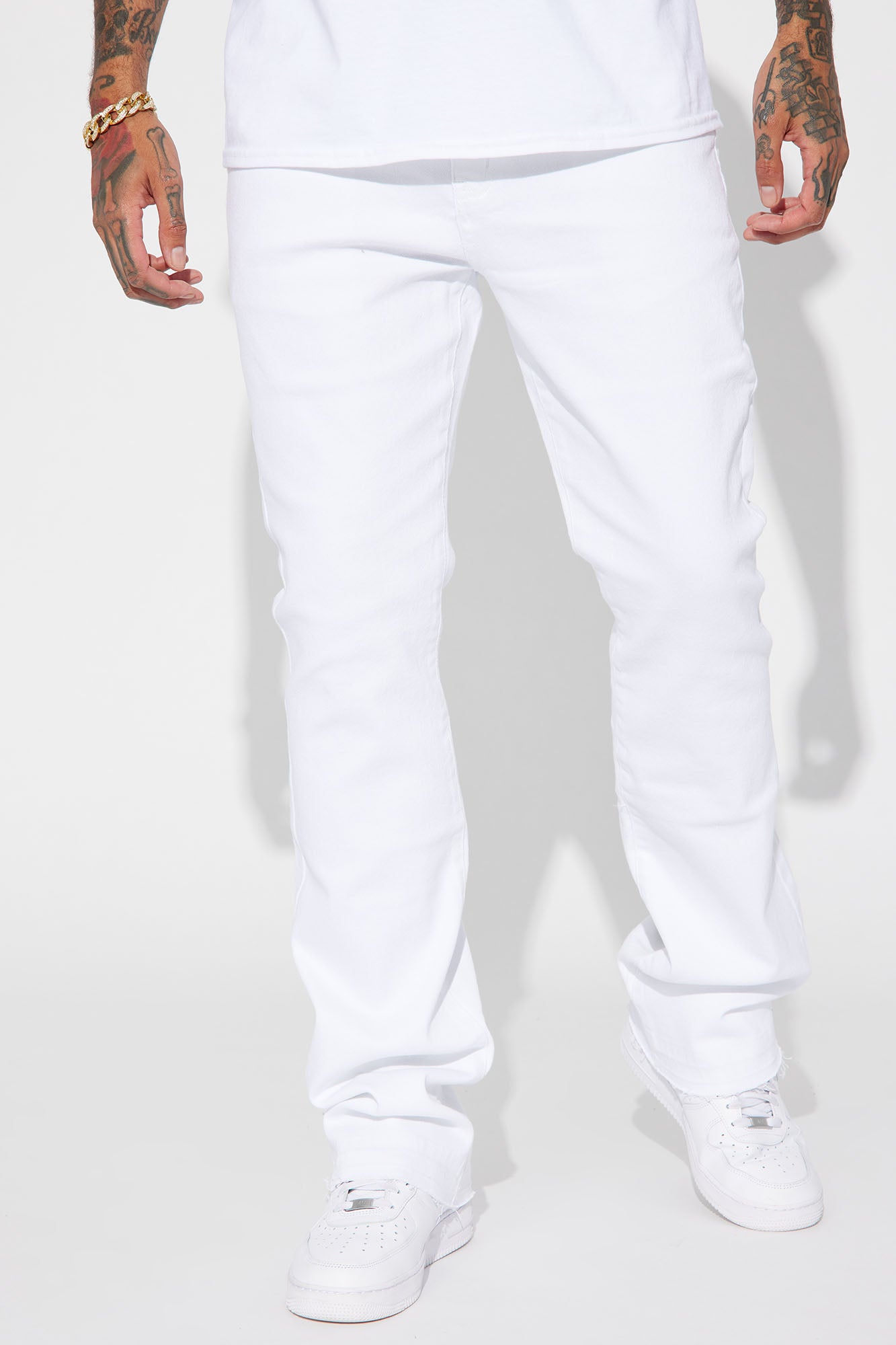 Cornell Stacked Skinny Flare Jeans