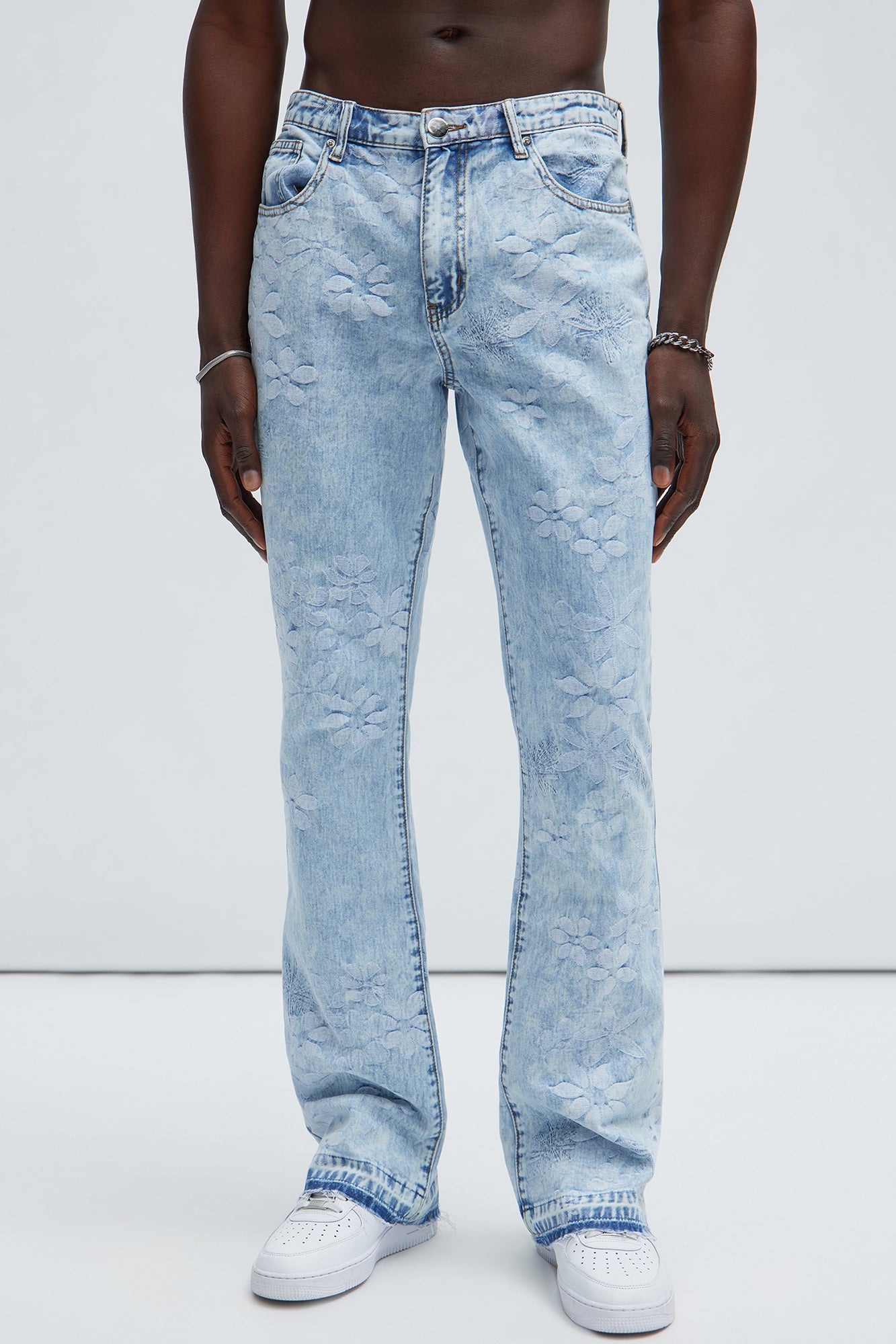 Kenneth Stacked Slim Flare Jeans
