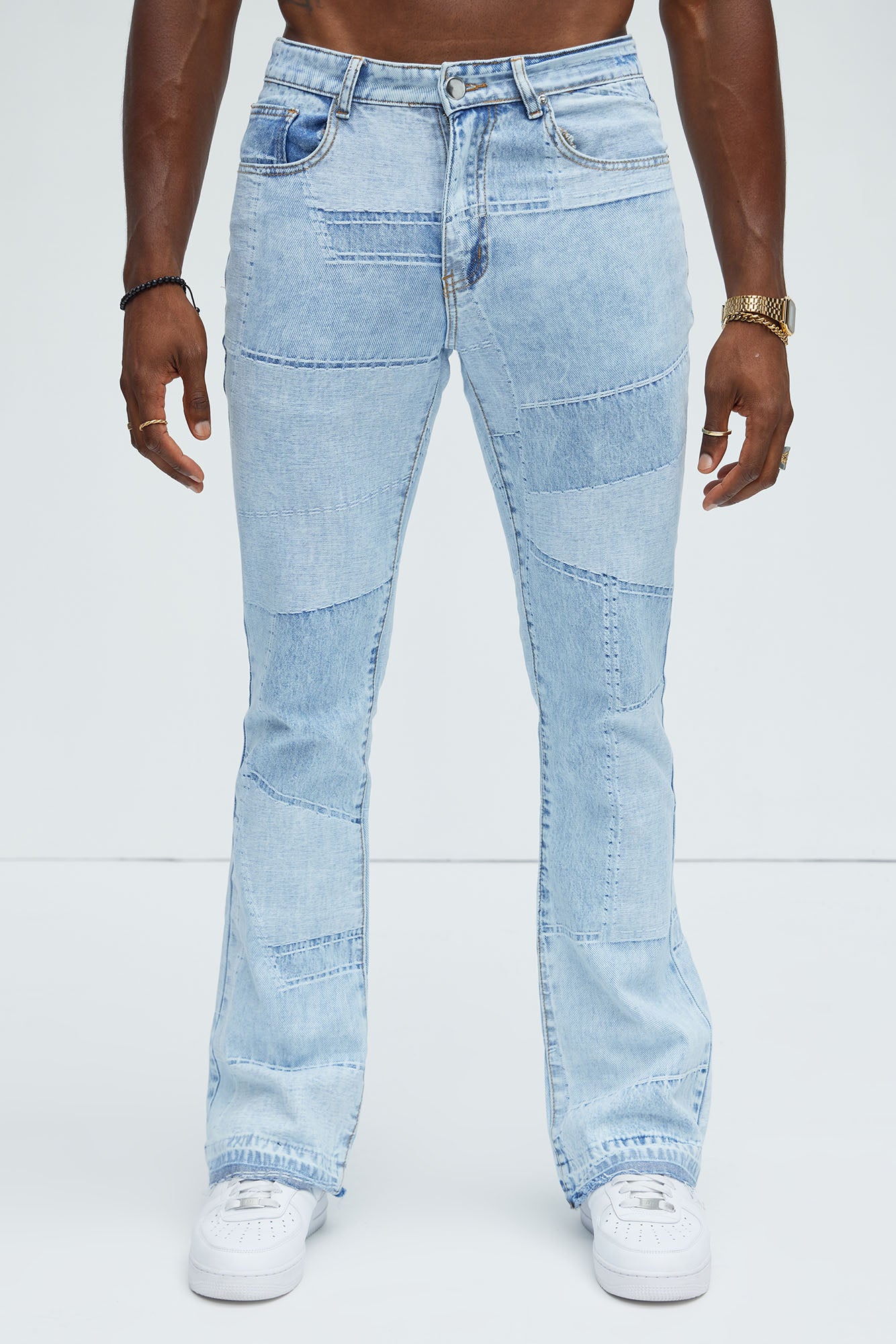 Verdugo Stacked Slim Flare Jeans