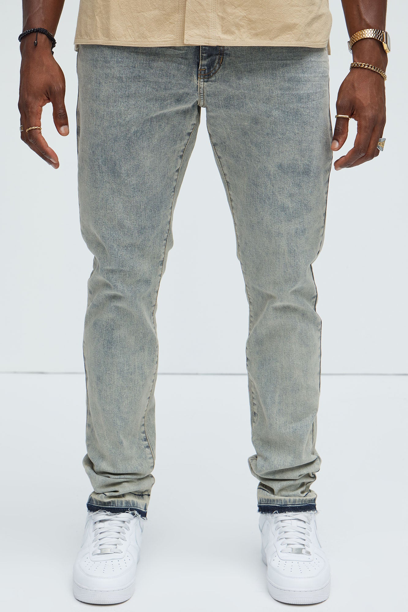 Devin Stacked Skinny Jeans