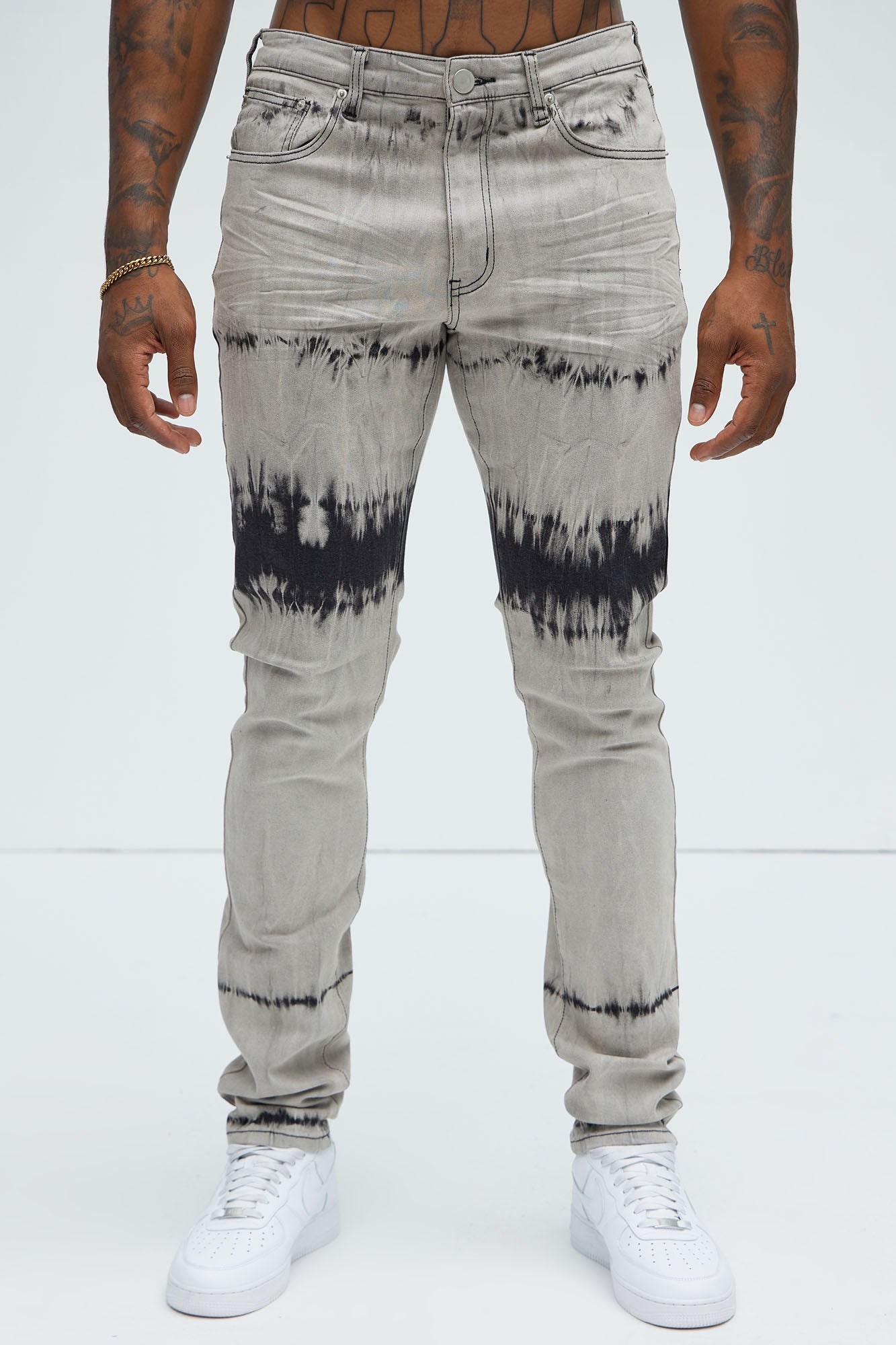 Way Out Stacked Skinny Jeans