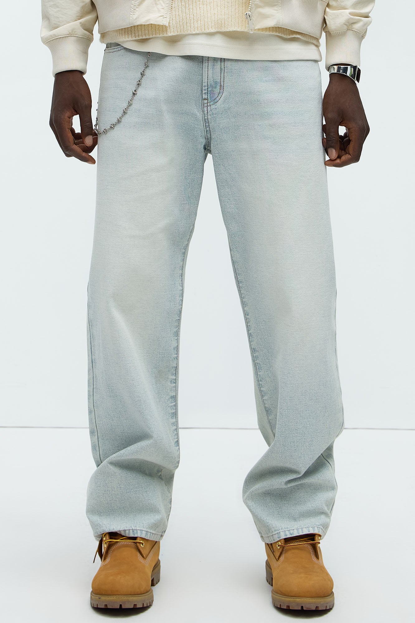 Inside Out Straight Jeans