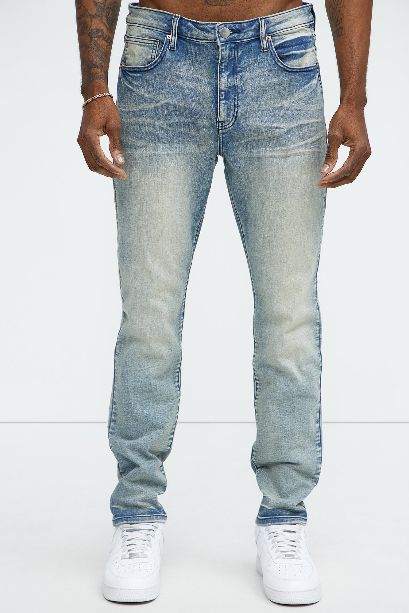Crease Vintage Skinny Jeans