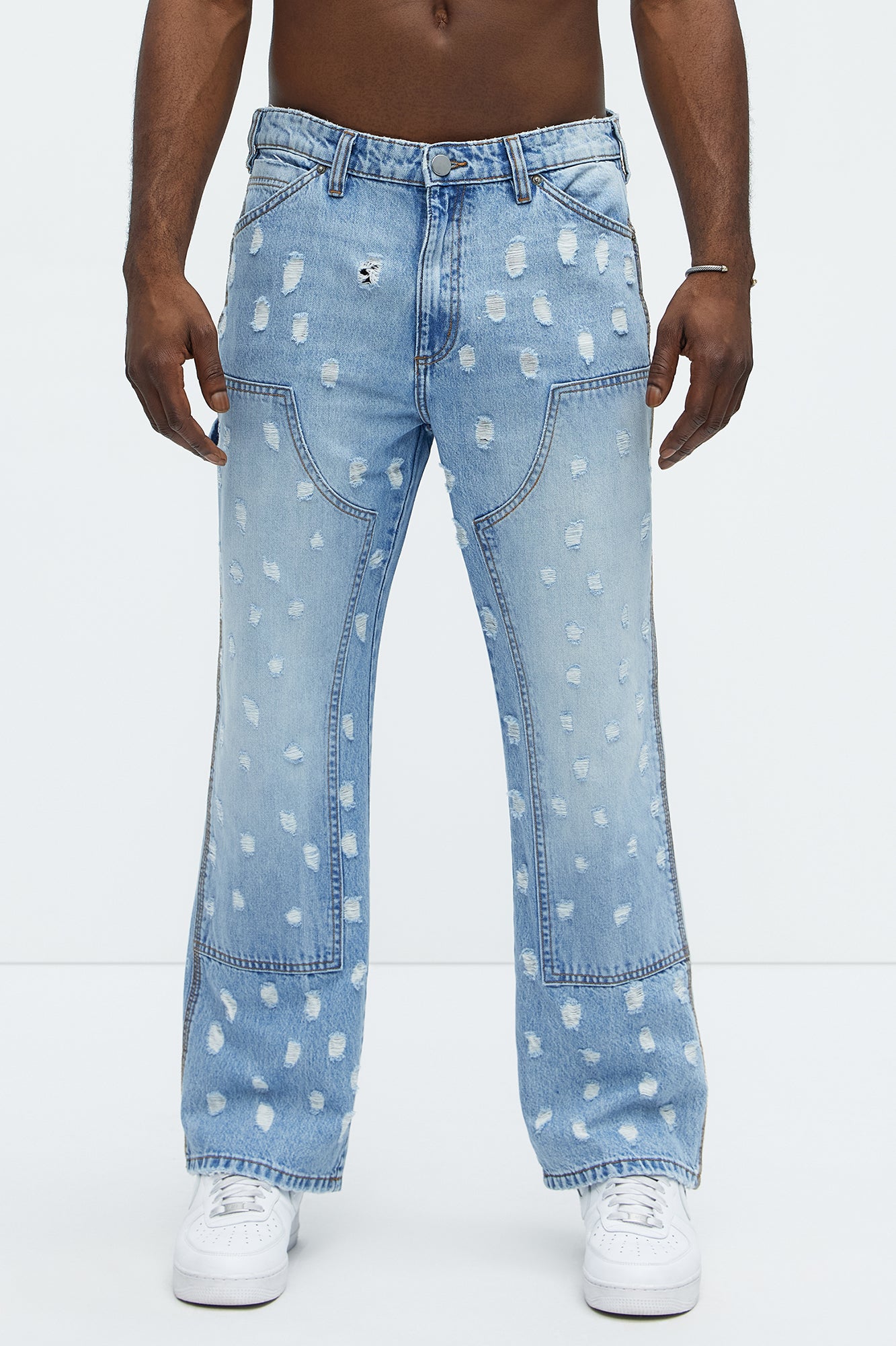 Pressure Points Straight Jeans