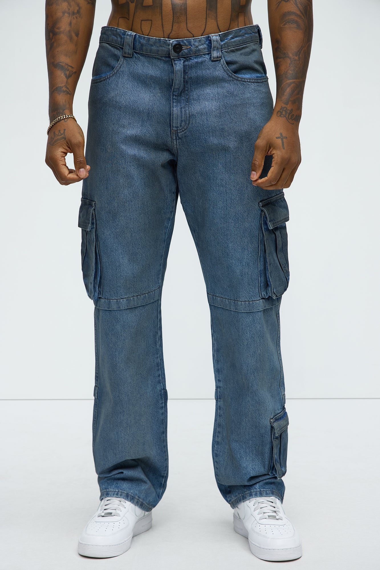 Oil Change Straight Cargo Jeans