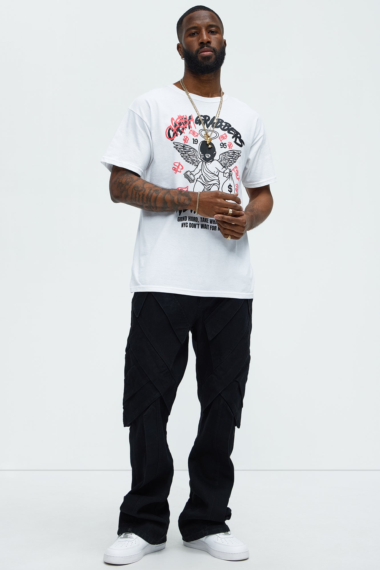 Arlong Paneled Stacked Slim Flare Jeans