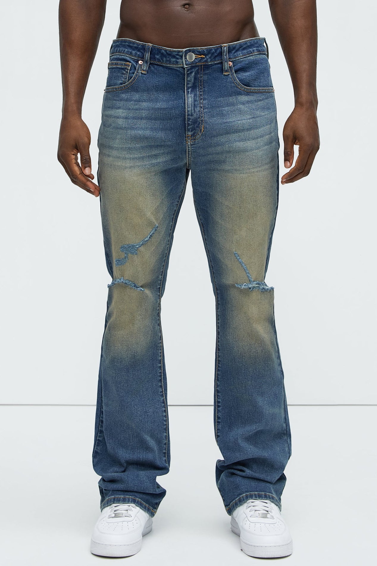 Arch Stacked Skinny Flare Jeans