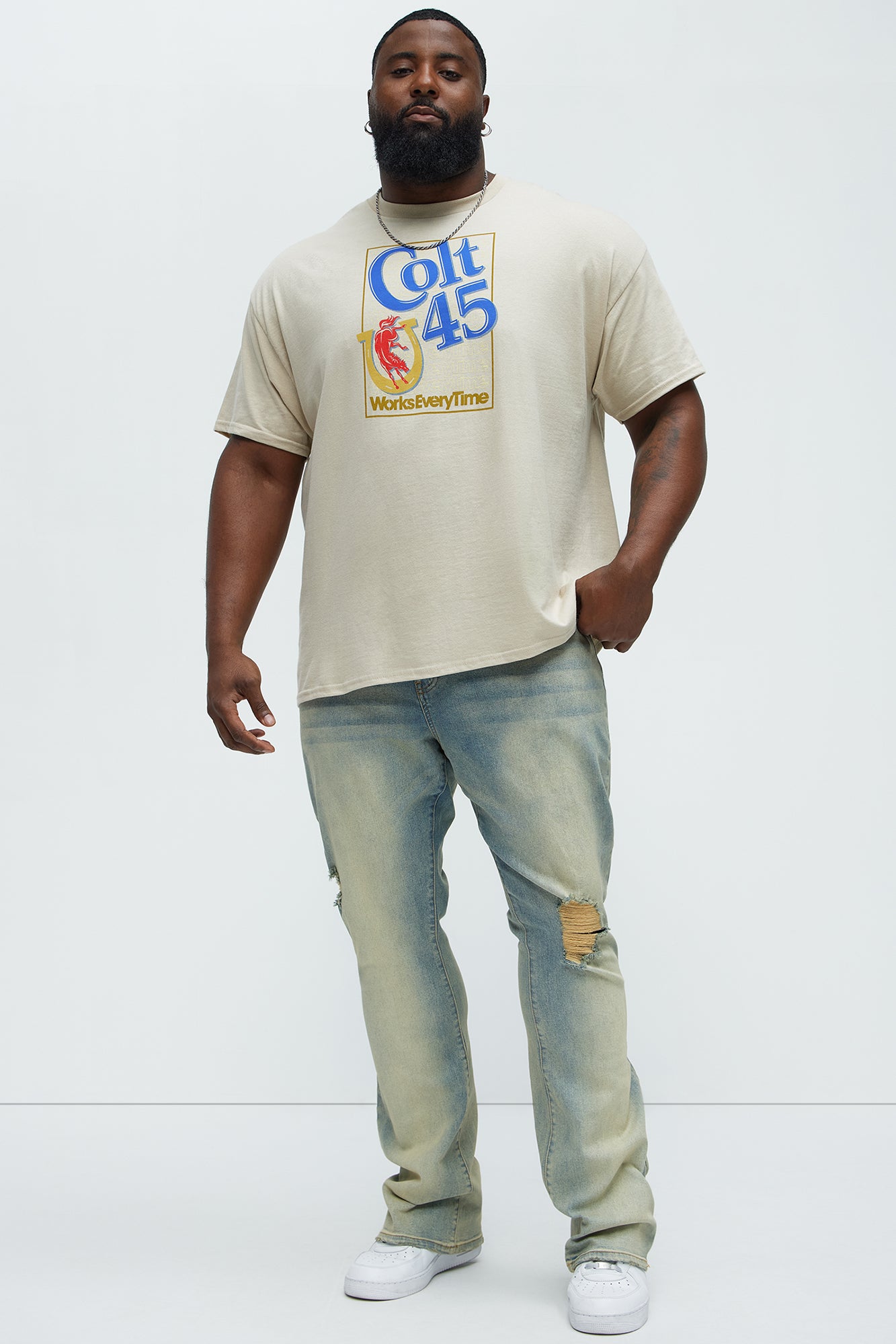 I Be Discreet Slim Flare Jeans