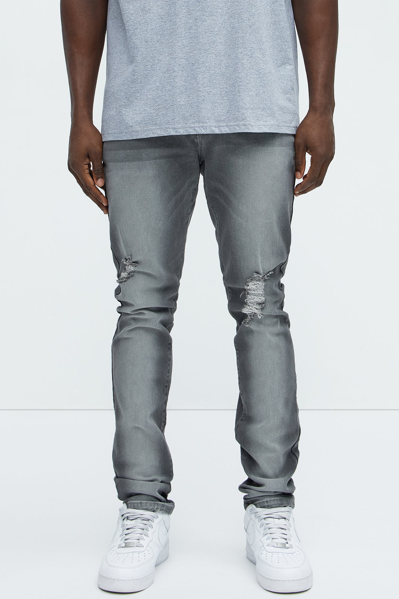 Take No L's Stacked Skinny Jeans