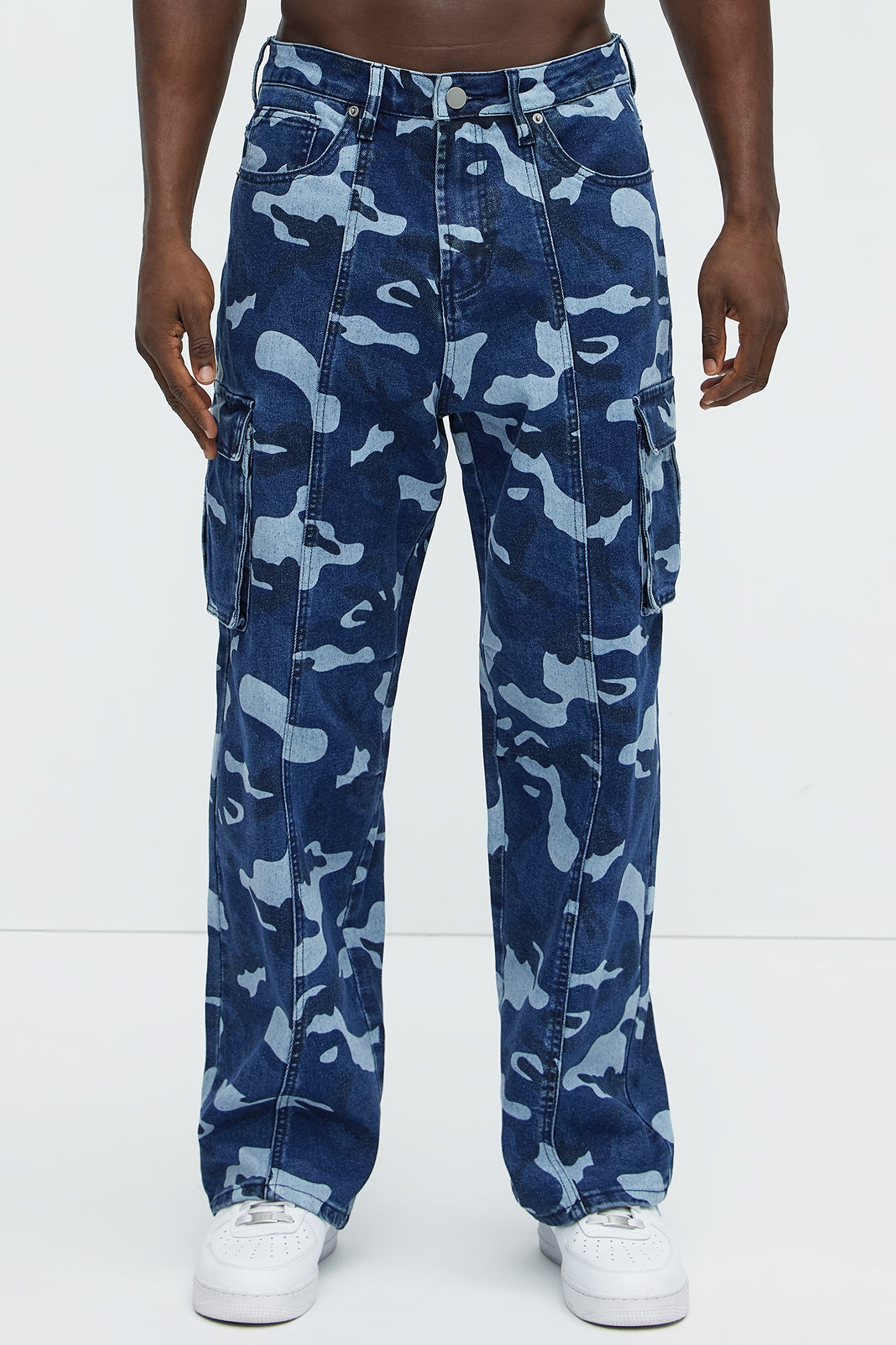 Cargo Camo Baggy Jeans