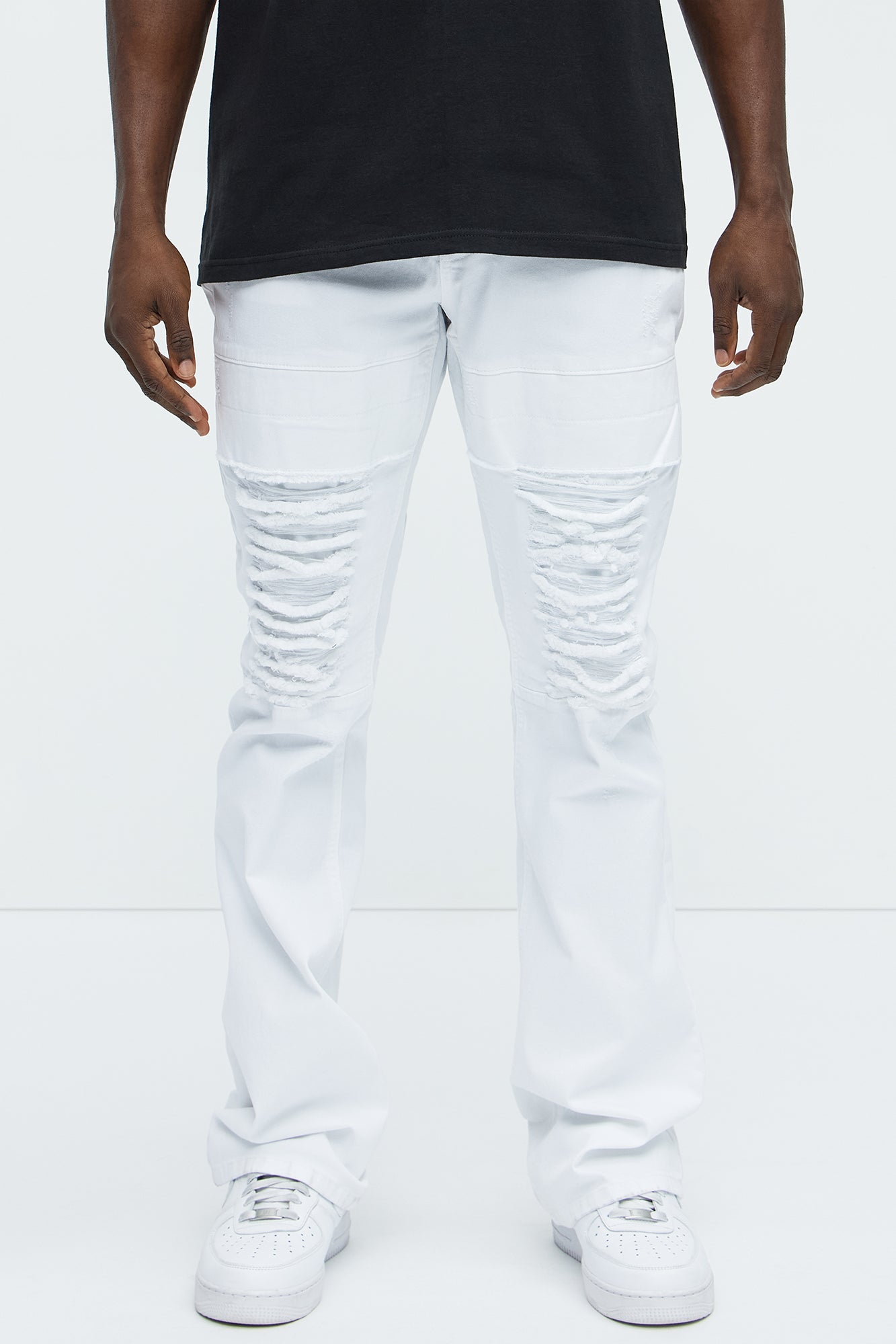 Reel It In Stacked Slim Flare Jeans