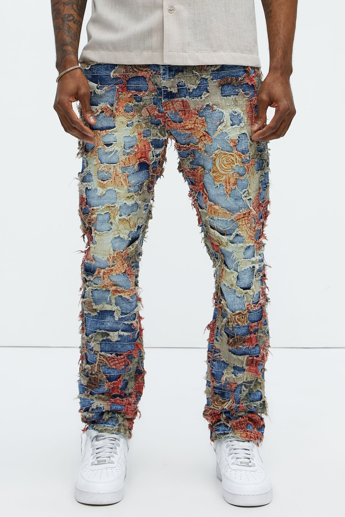 Edgar Vintage Shredded Slim Jeans