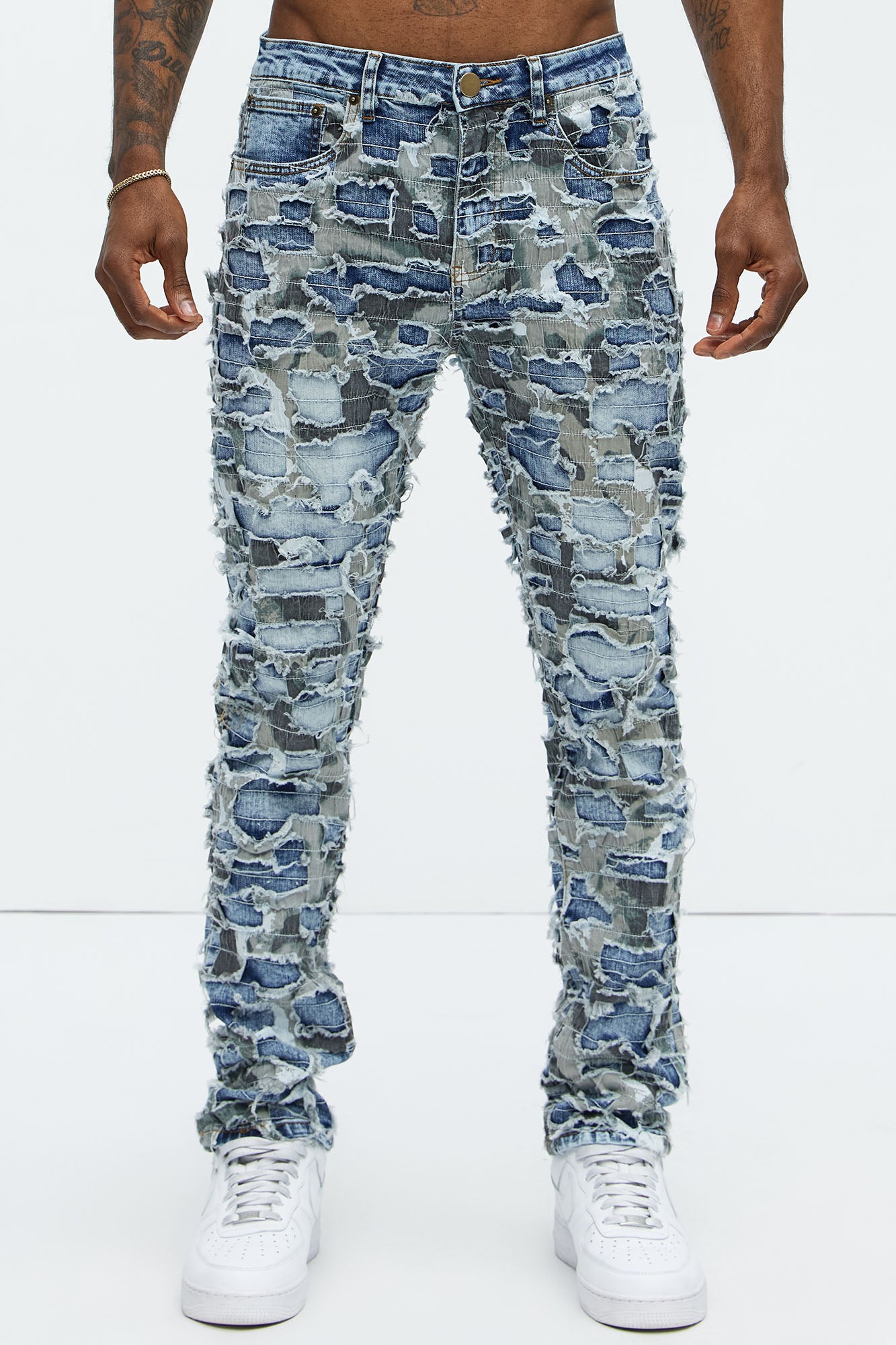 Eddie Vintage Shredded Slim Jeans