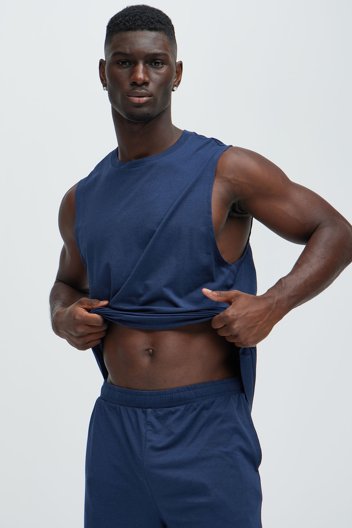 Essential Modal Lounge Sleeveless Muscle Tee