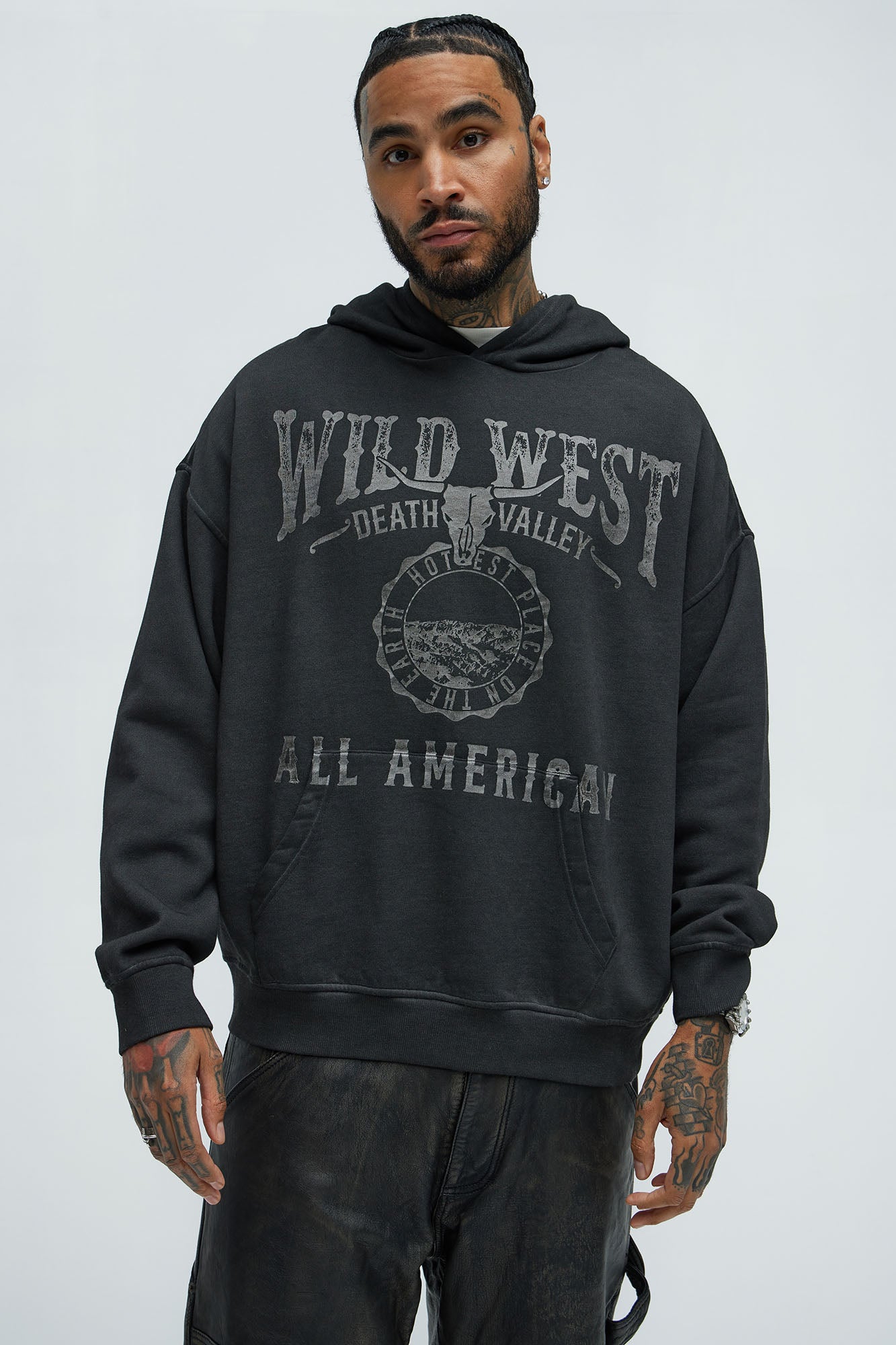 Tyson Wild West Oversized Hoodie