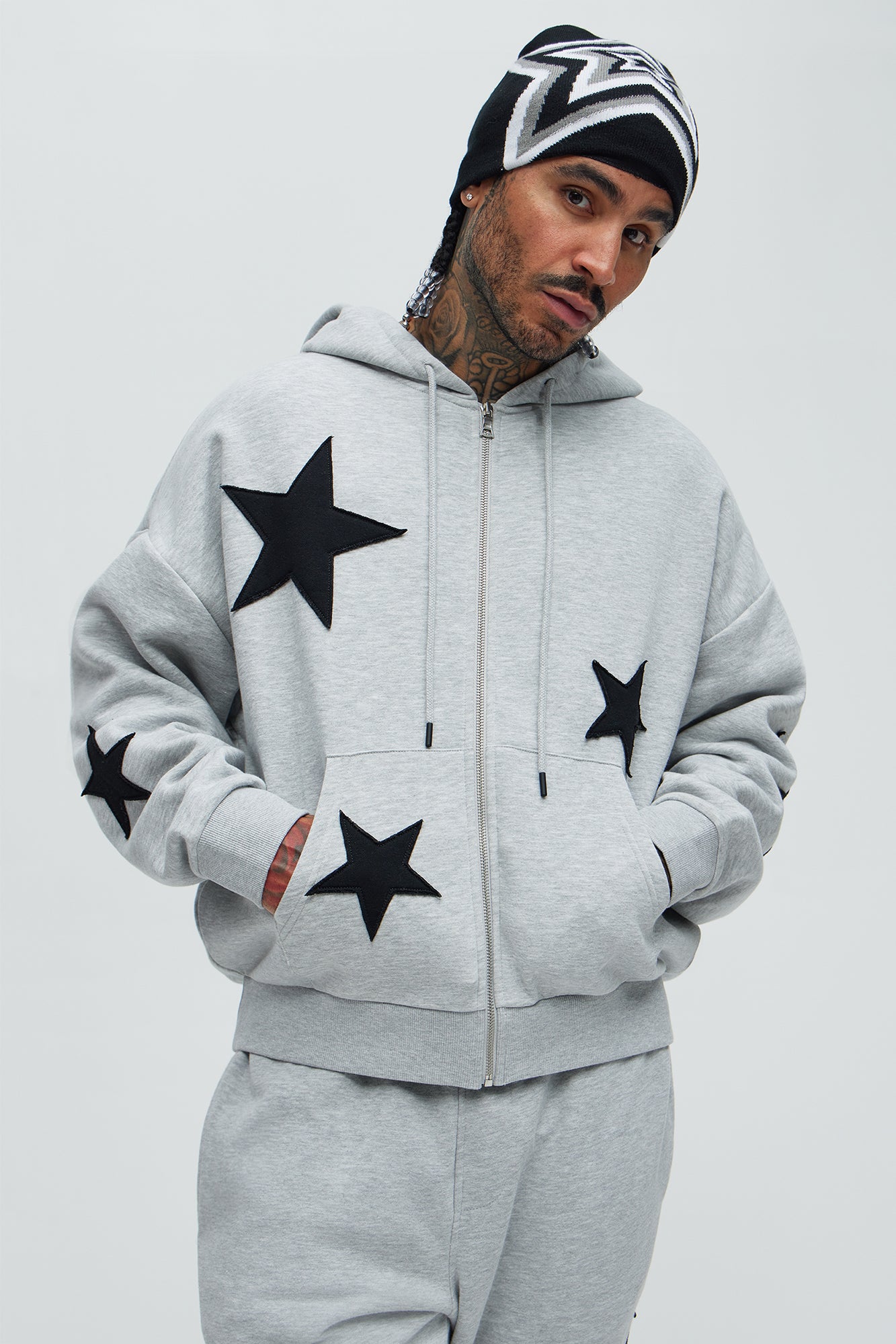 Tyson Stars Oversized Hoodie