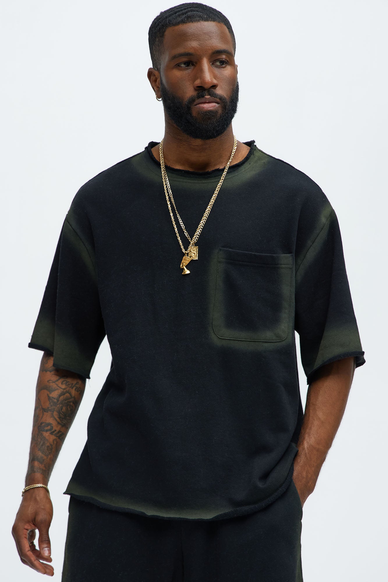Tyson Blurred Lines Relaxed Fleece Tee