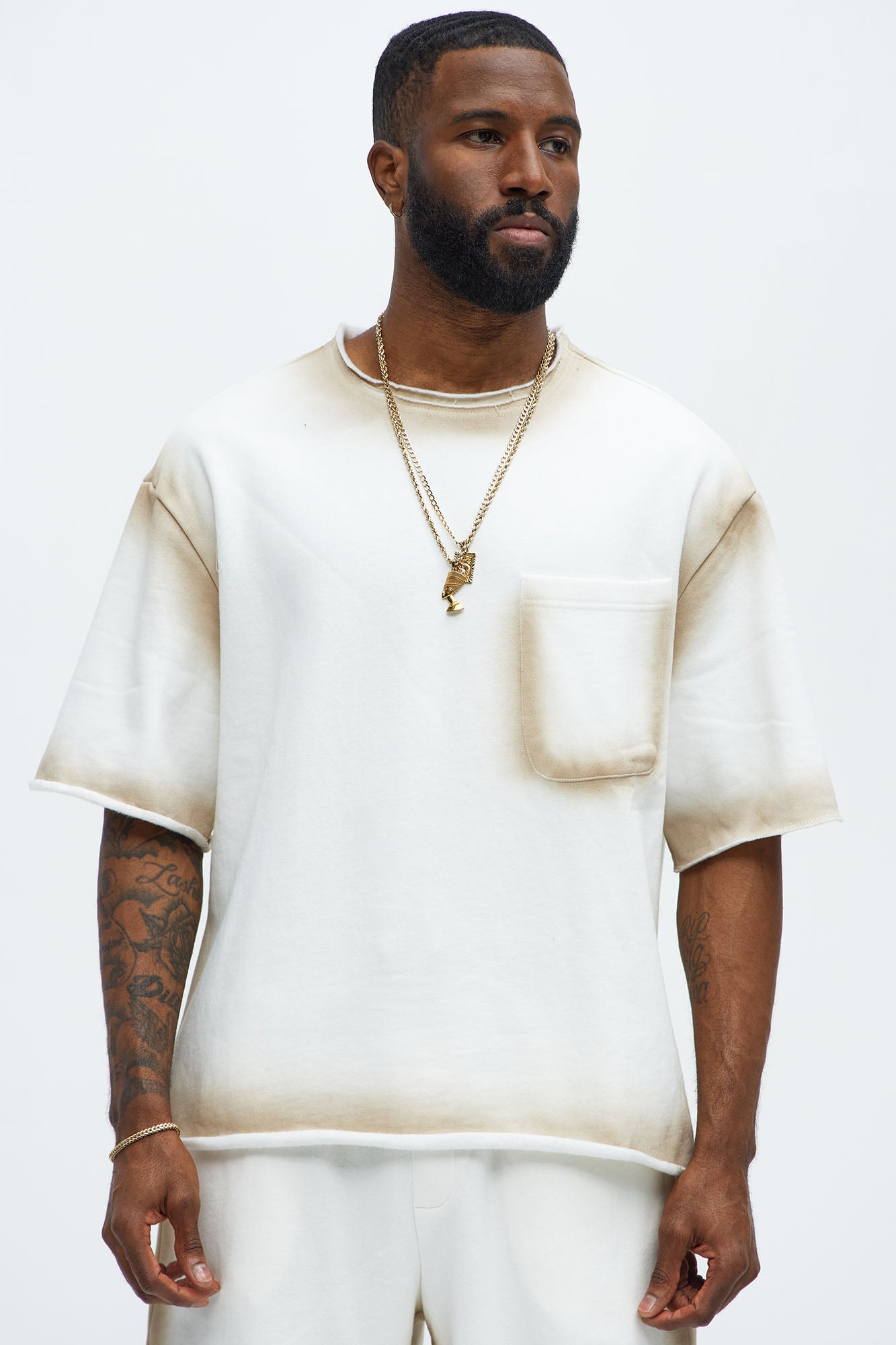 Tyson Blurred Lines Relaxed Fleece Tee