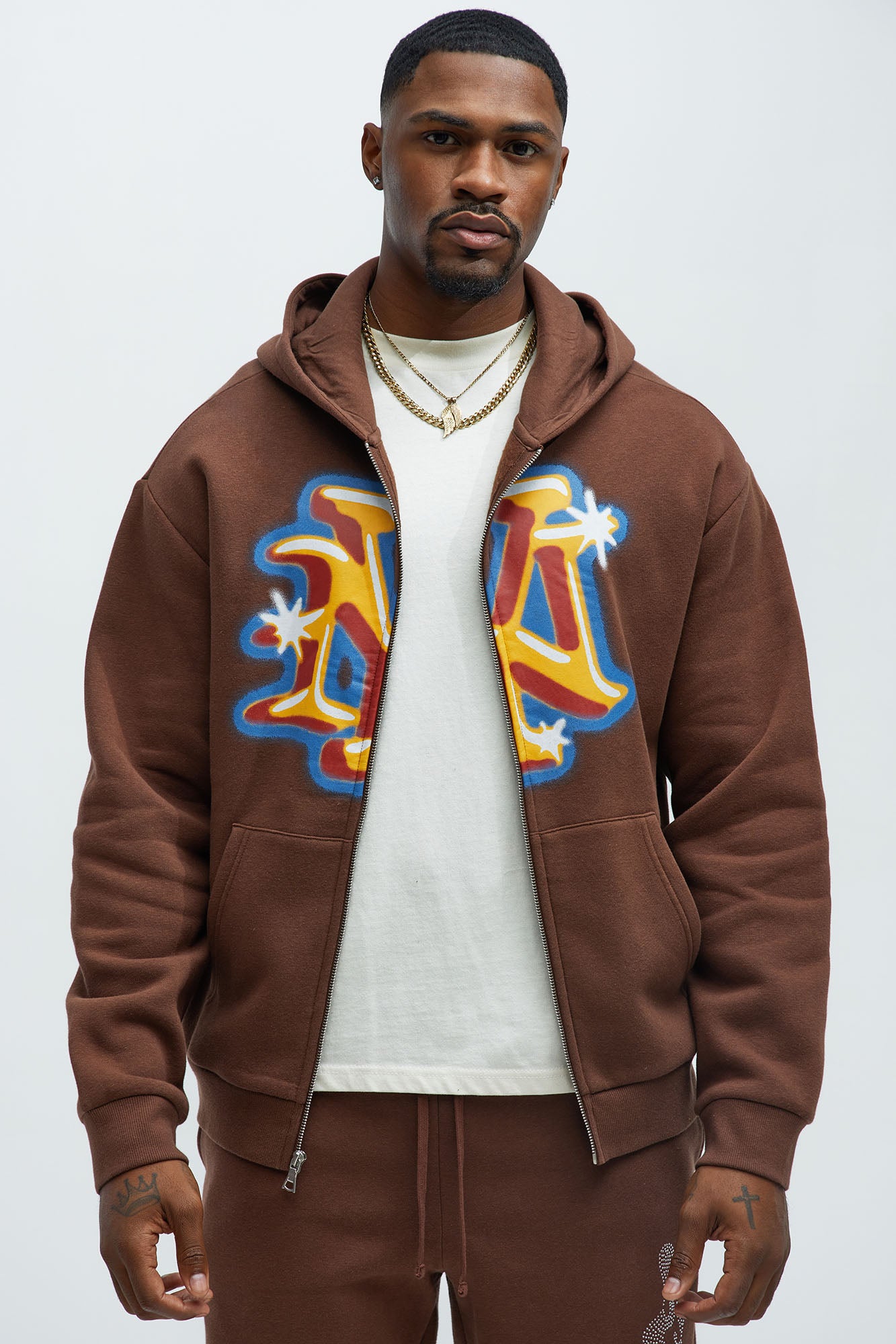 Tyson City of NY Zip Up Hoodie