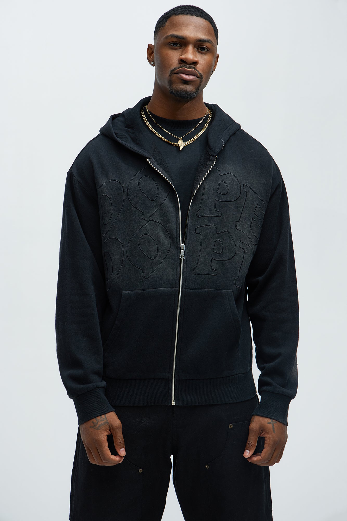 Dope Dope Zip Up Hoodie