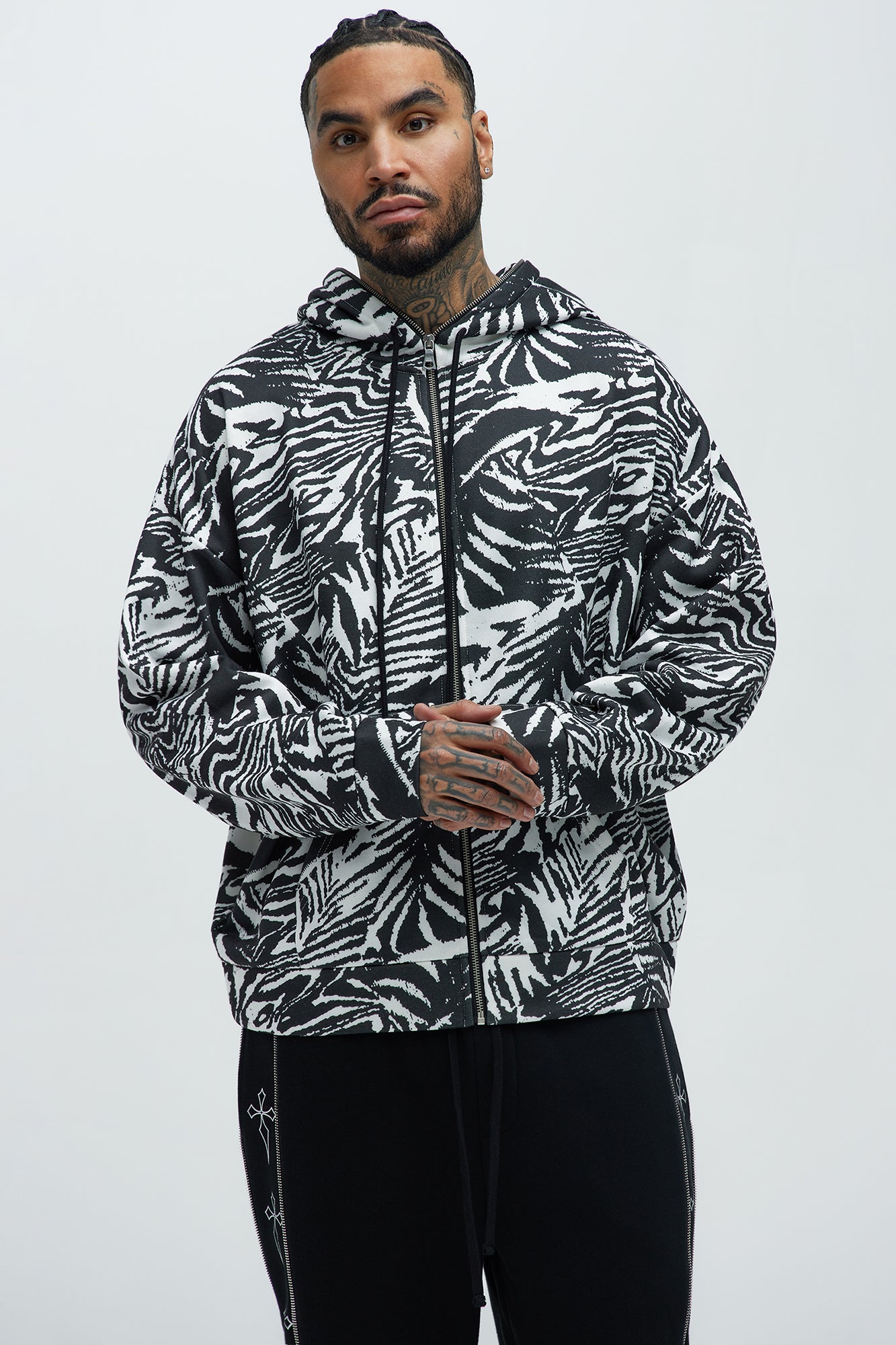 Commotion Oversized Zip Up Hoodie